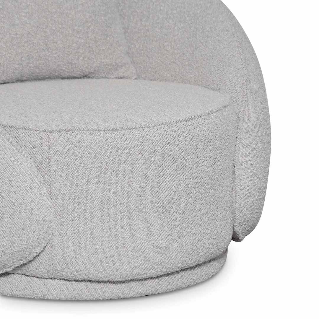 Jake Armchair - Ash Grey Boucle - Image 5