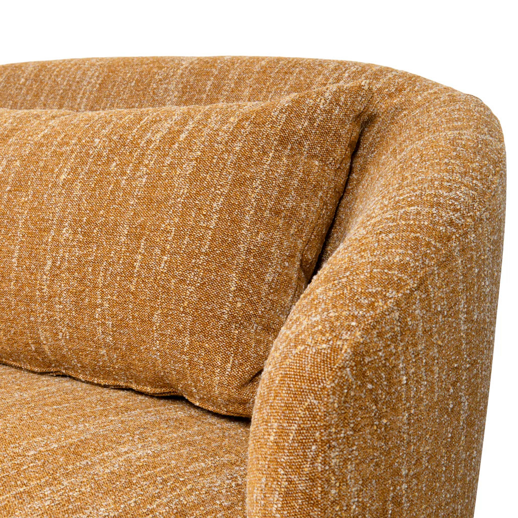Janis Swivel Armchair - Ginger Brown - Image 11