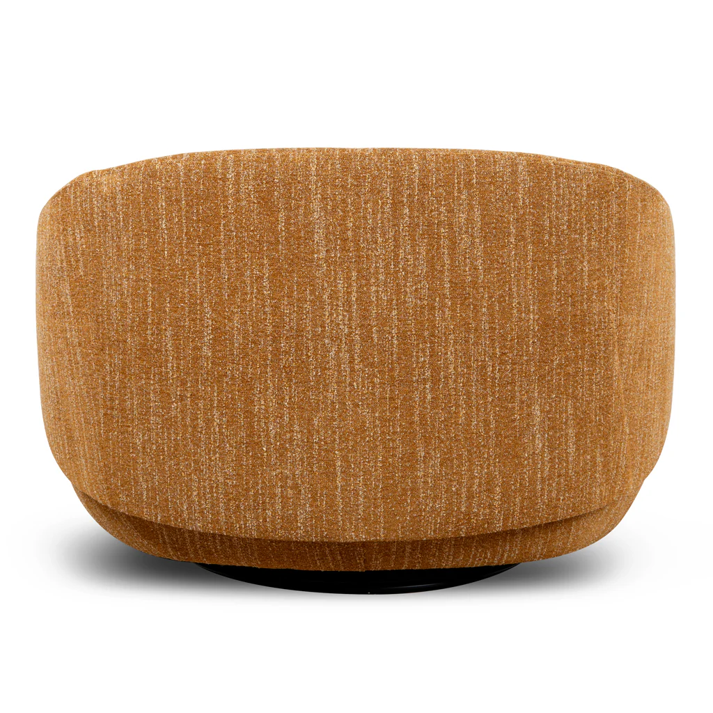 Janis Swivel Armchair - Ginger Brown - Image 5