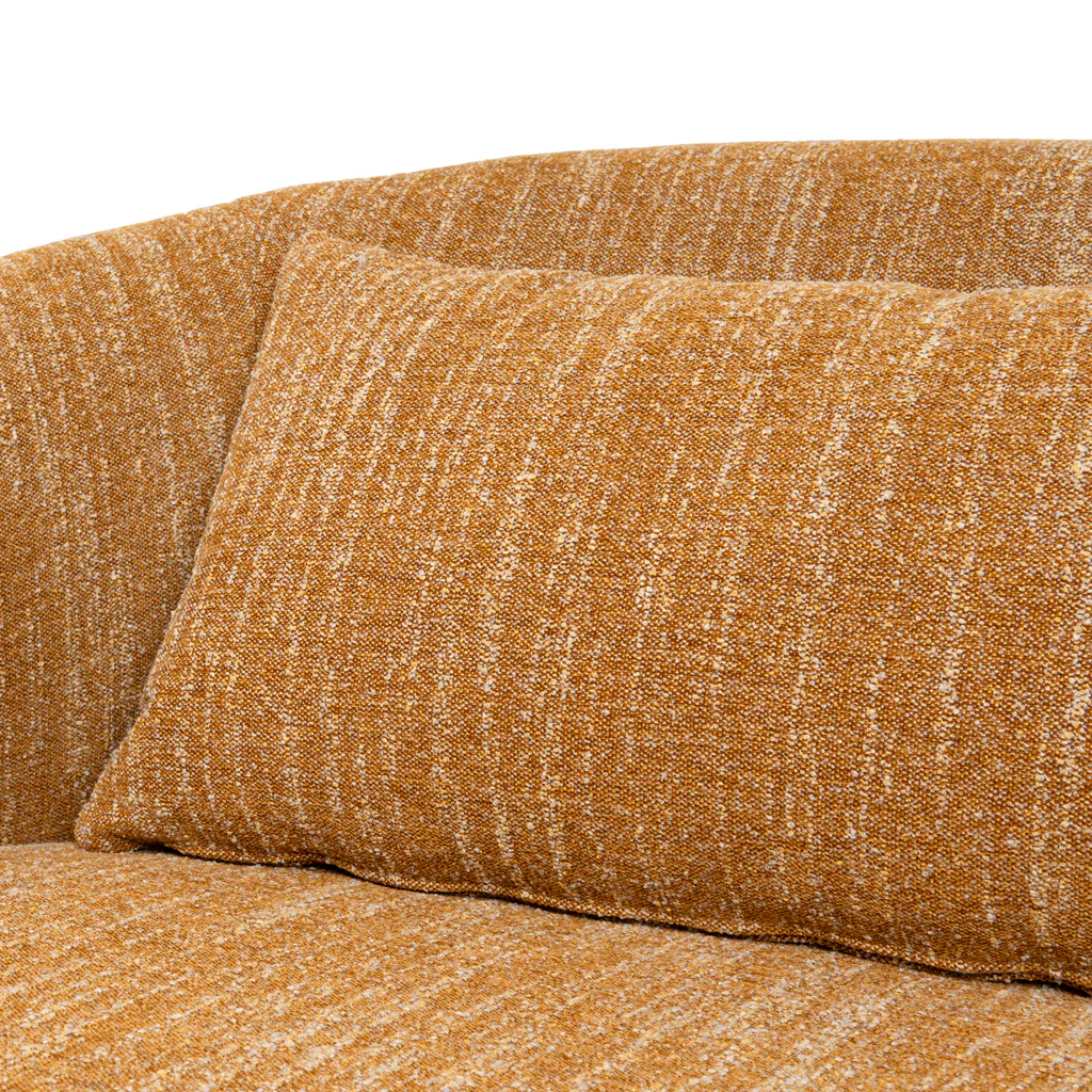 Janis Swivel Armchair - Ginger Brown - Image 9