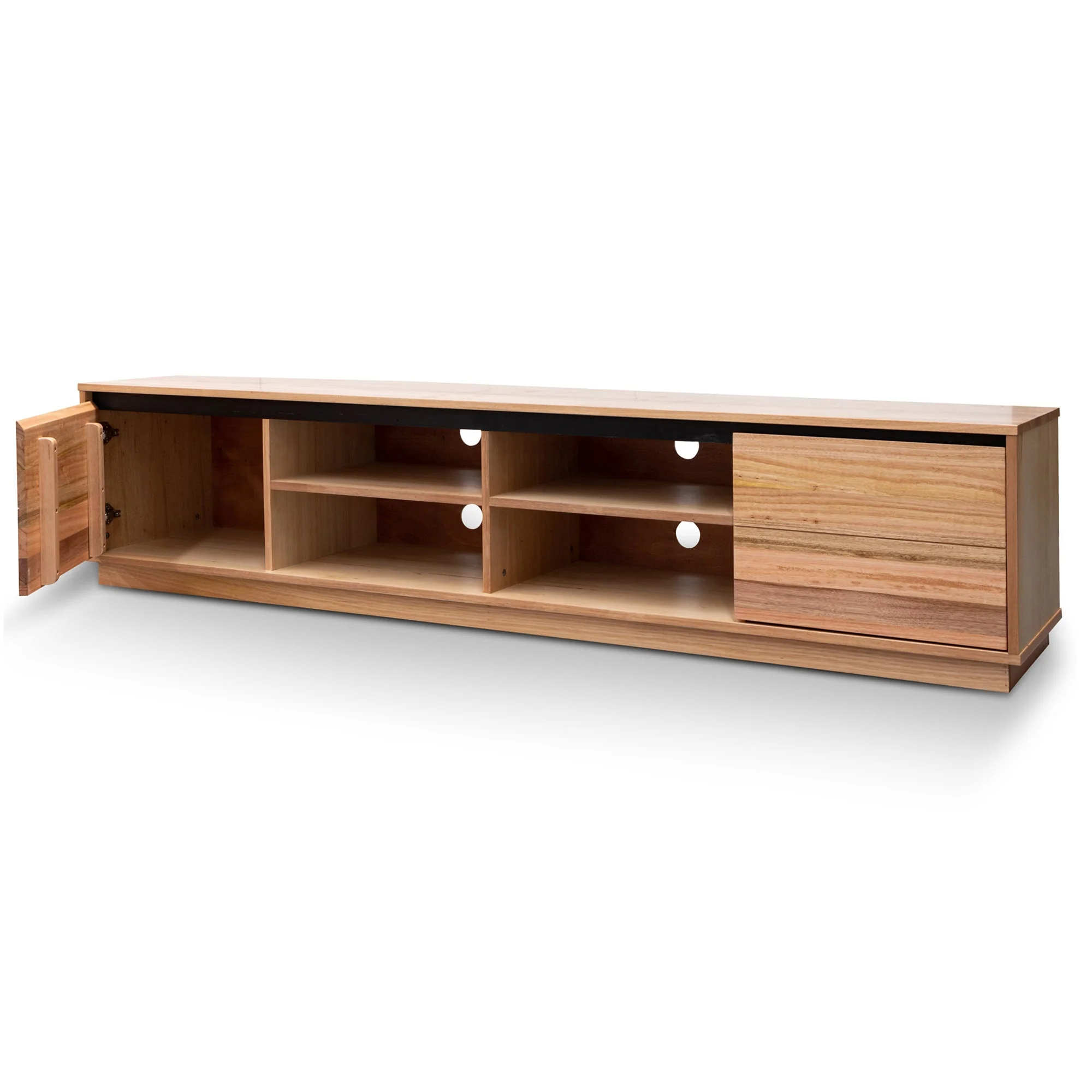 Javier 2.2m TV Entertainment Unit - Messmate - Image 4