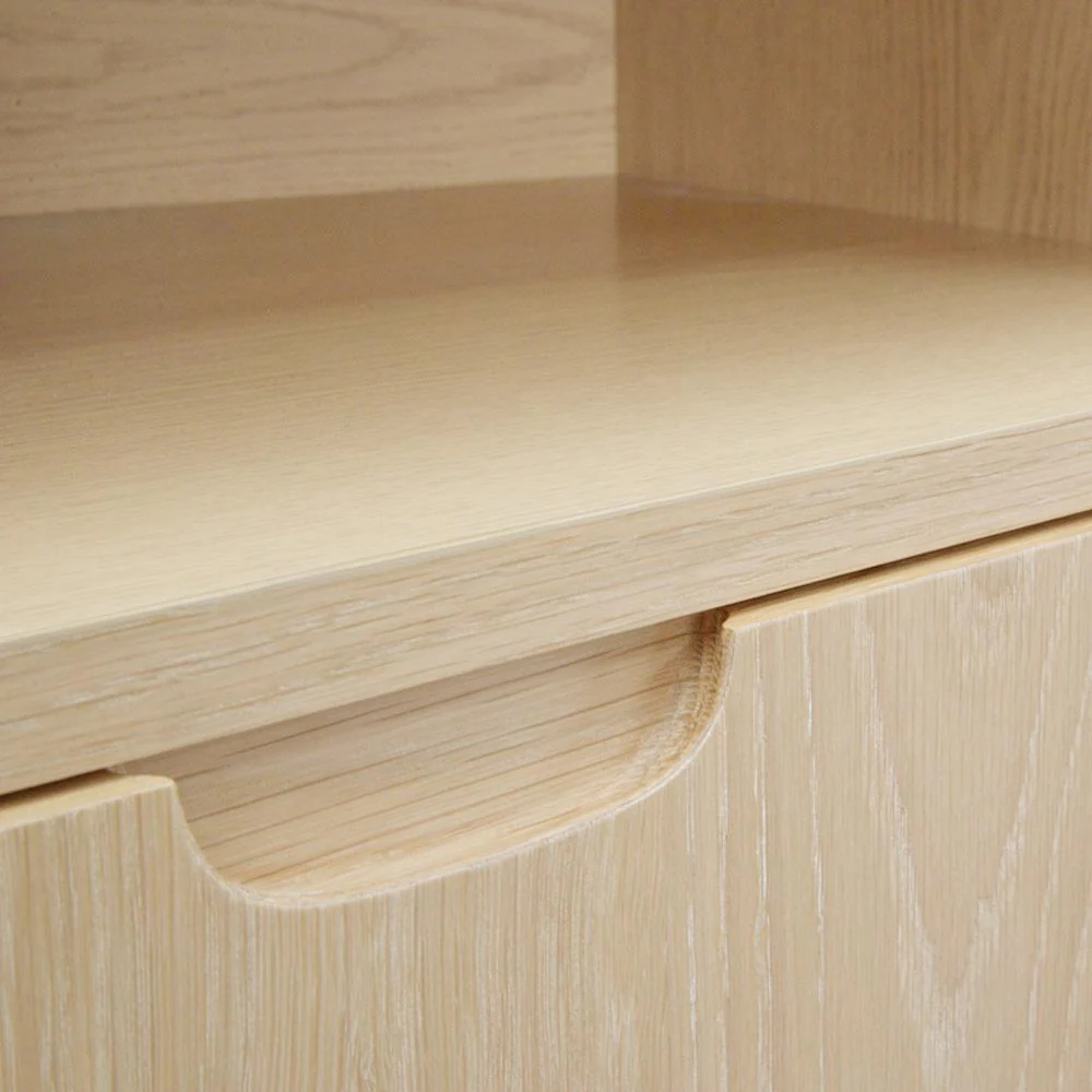 Johansen Scandinavian 180cm TV Entertainment Unit With 3 Drawers - Natural - Image 8