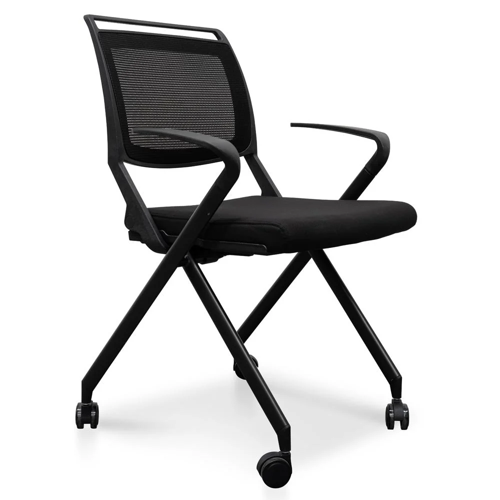 Josh Mesh Office Visitor Chair - Black - Image 3