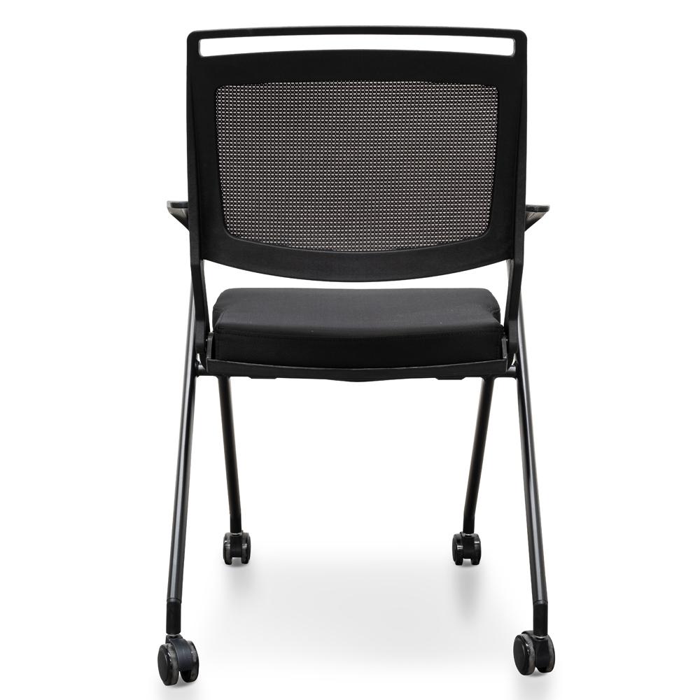 Josh Mesh Office Visitor Chair - Black - Image 4