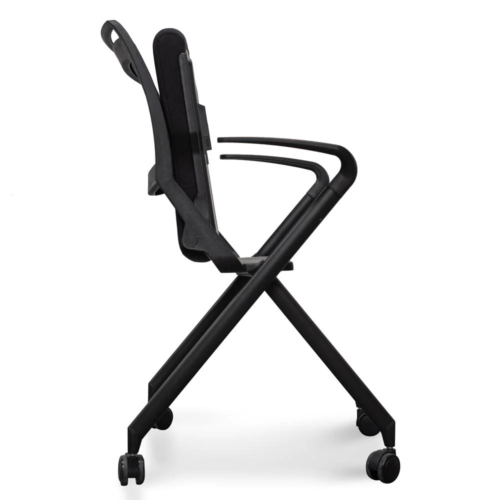Josh Mesh Office Visitor Chair - Black - Image 5