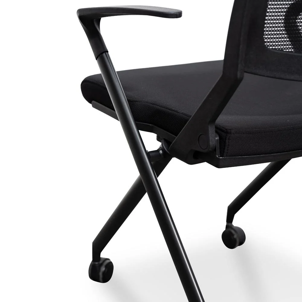 Josh Mesh Office Visitor Chair - Black - Image 7