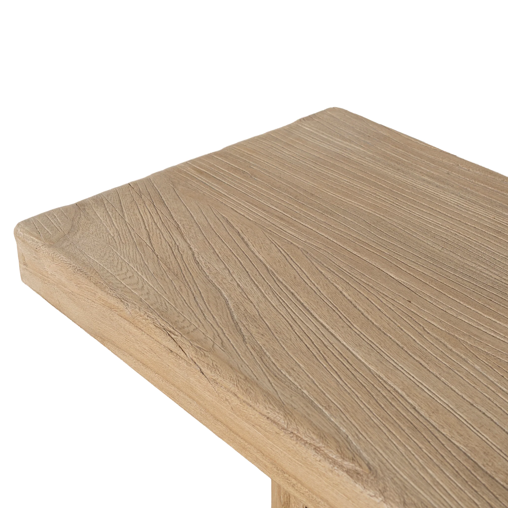 Josif 2.06m Elm Bench - Natural - Image 11