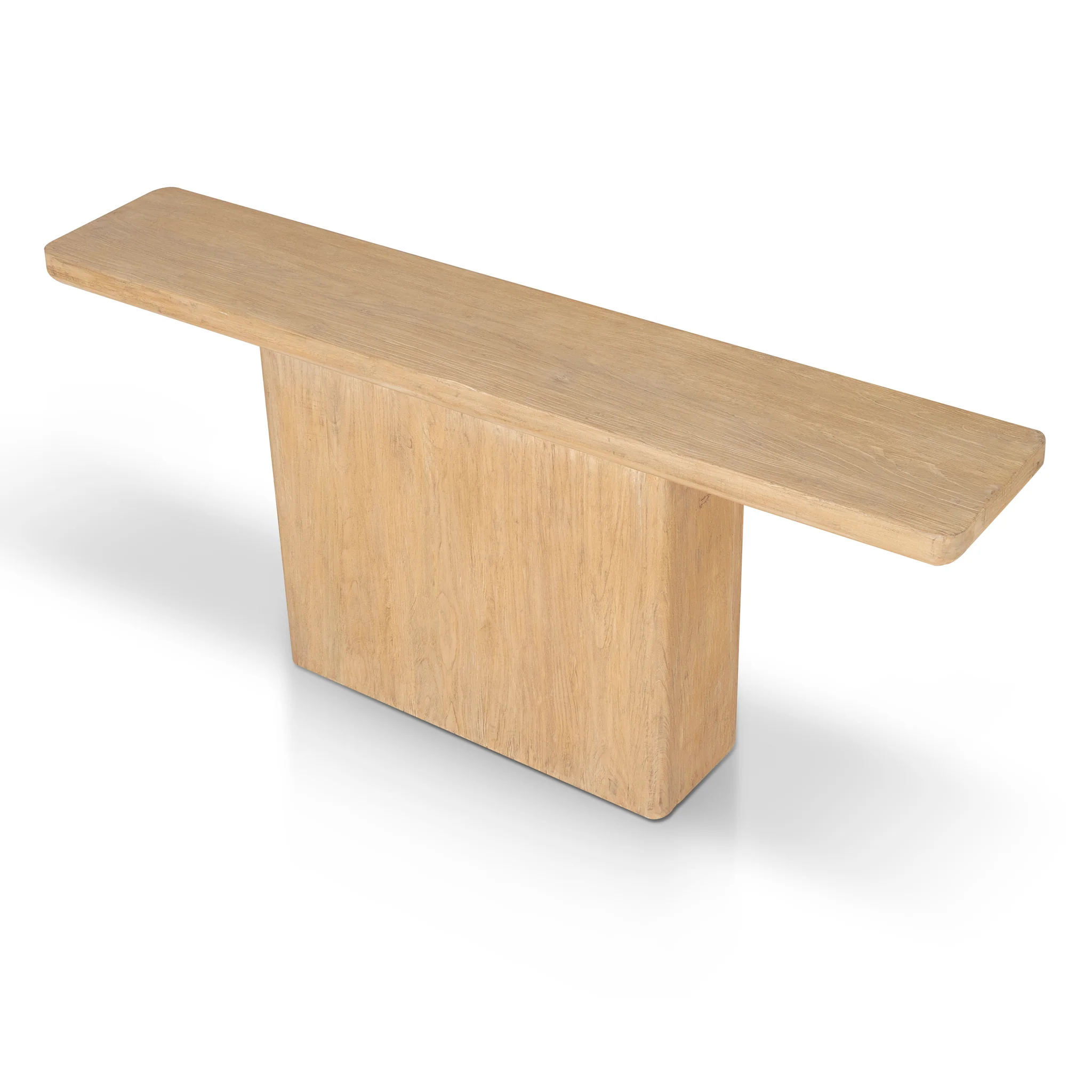 Junia 1.8m Elm Console Table - Natural - Image 3