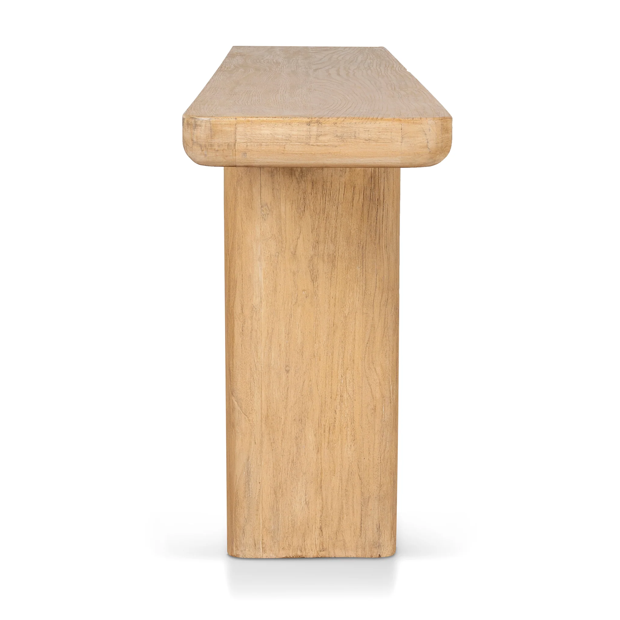 Junia 1.8m Elm Console Table - Natural - Image 4