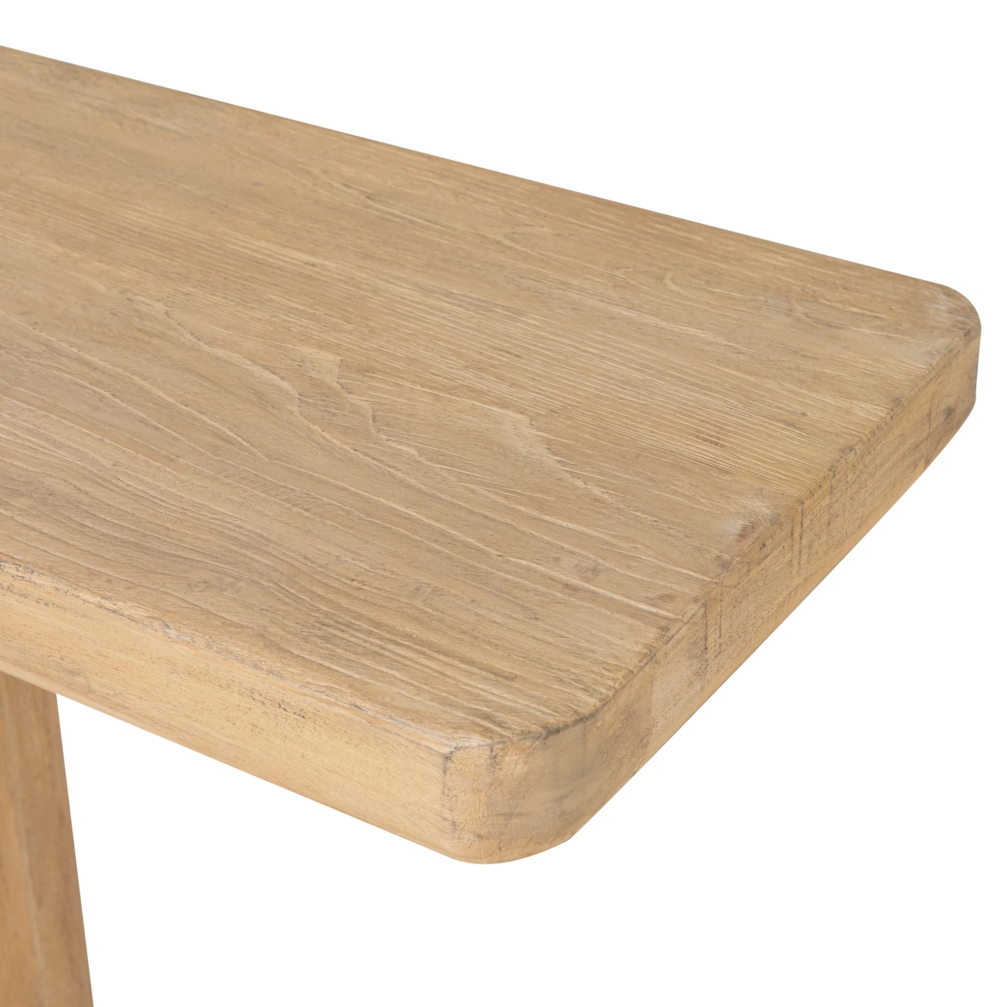 Junia 1.8m Elm Console Table - Natural - Image 5