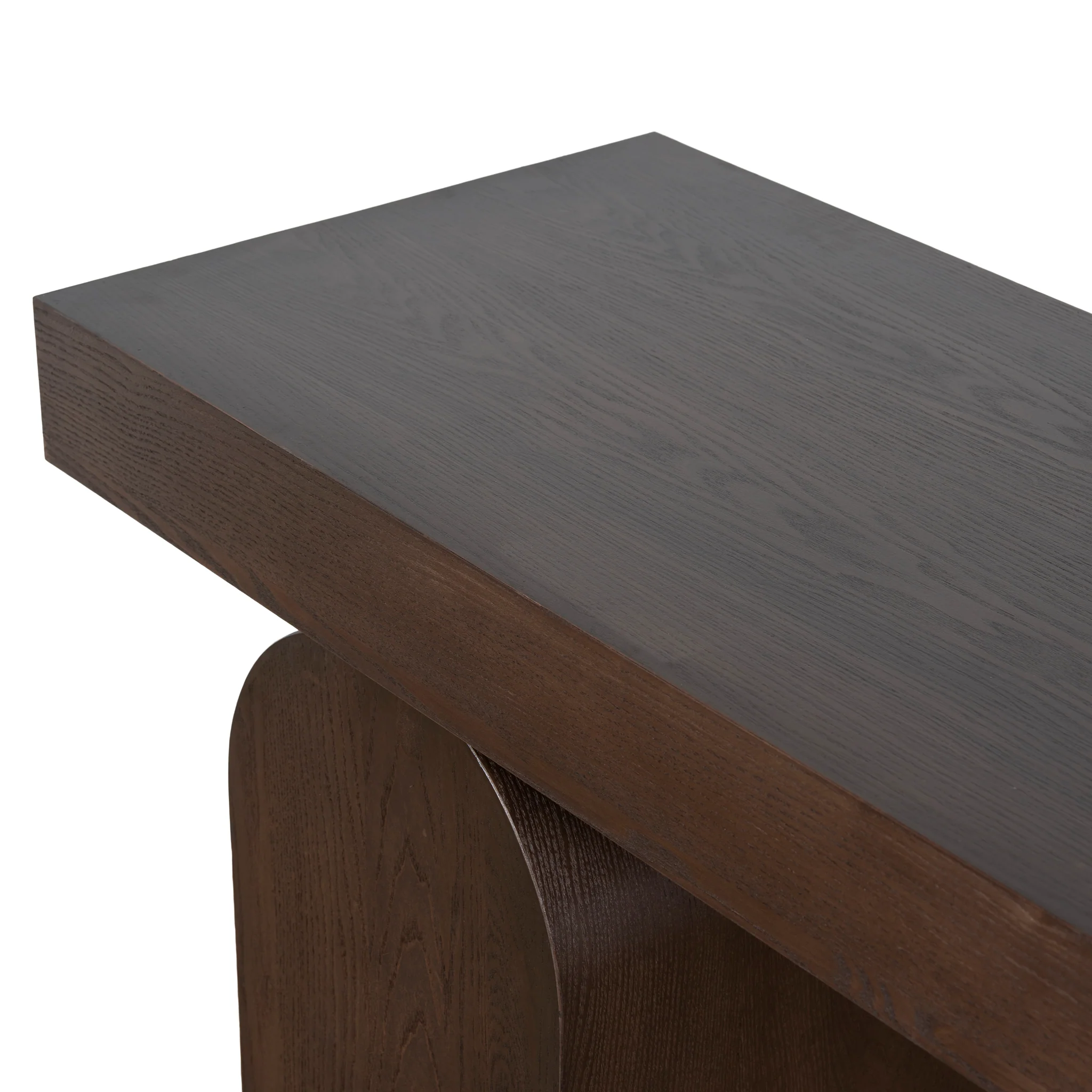 Junon 1.9m New Elm Console Table - Walnut - Image 5