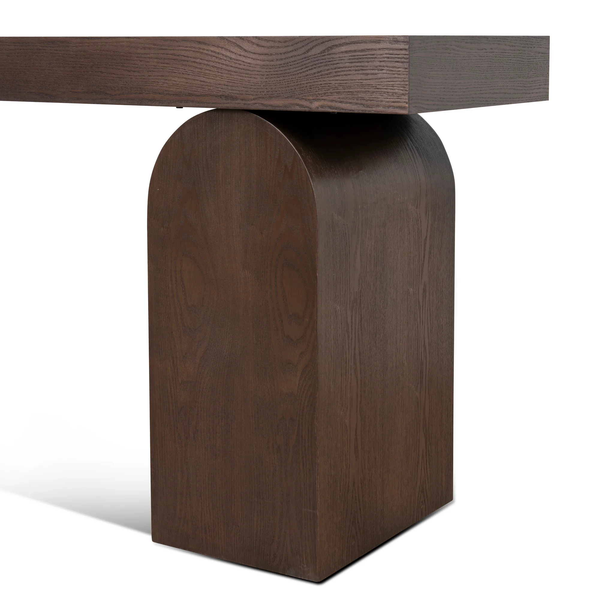 Junon 1.9m New Elm Console Table - Walnut - Image 7