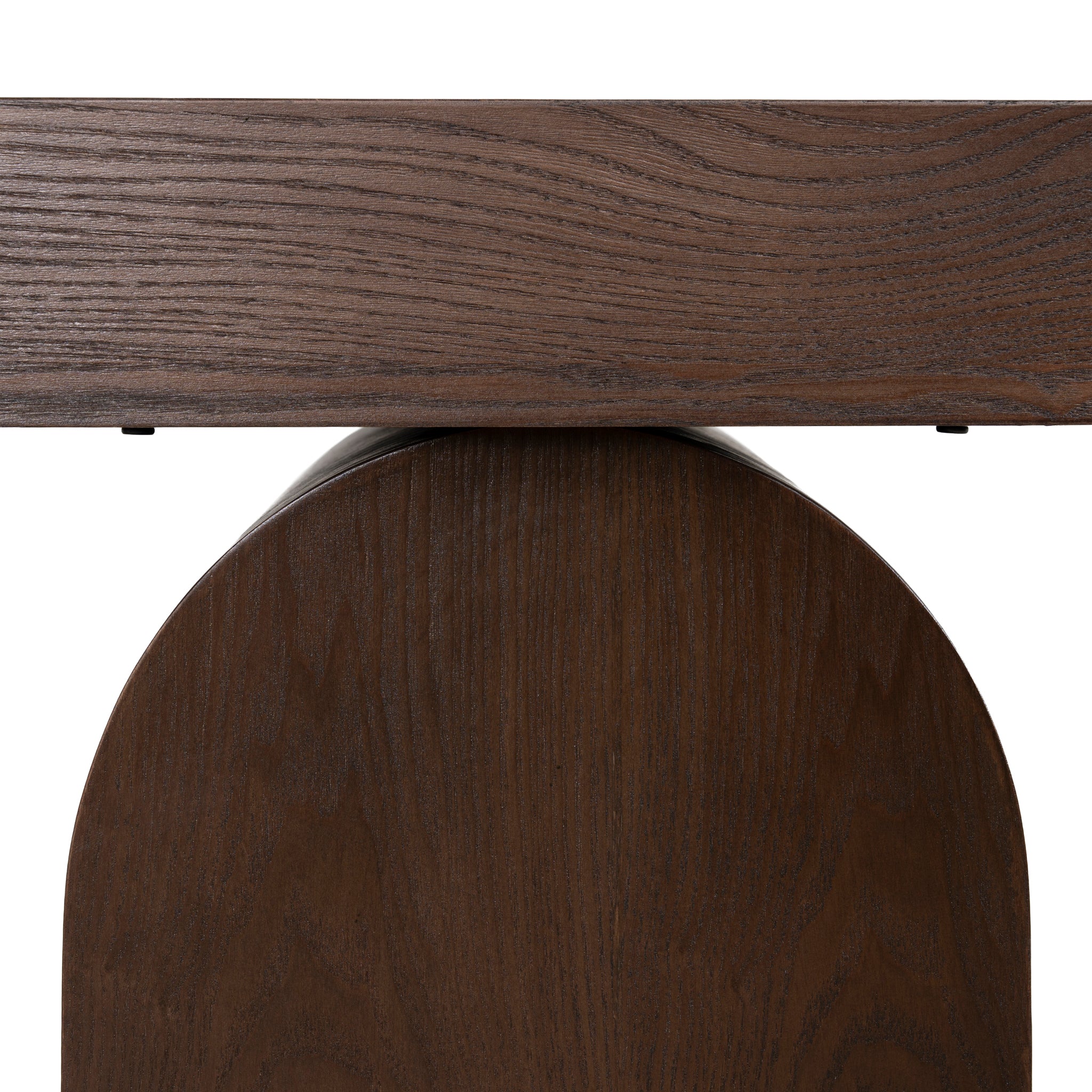 Junon 1.9m New Elm Console Table - Walnut - Image 9