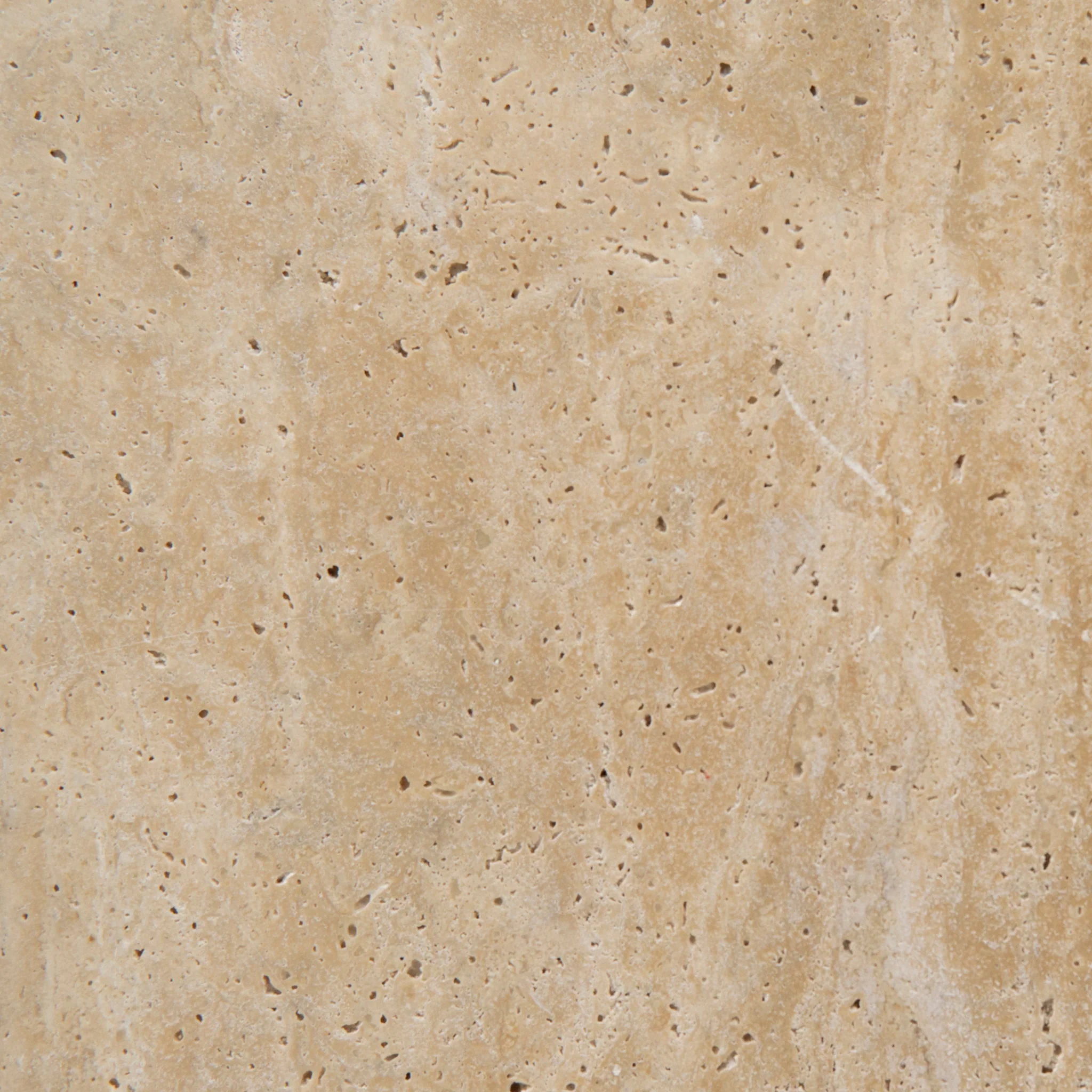 Kalin 90cm Round Travertine Coffee Table - Natural - Image 13