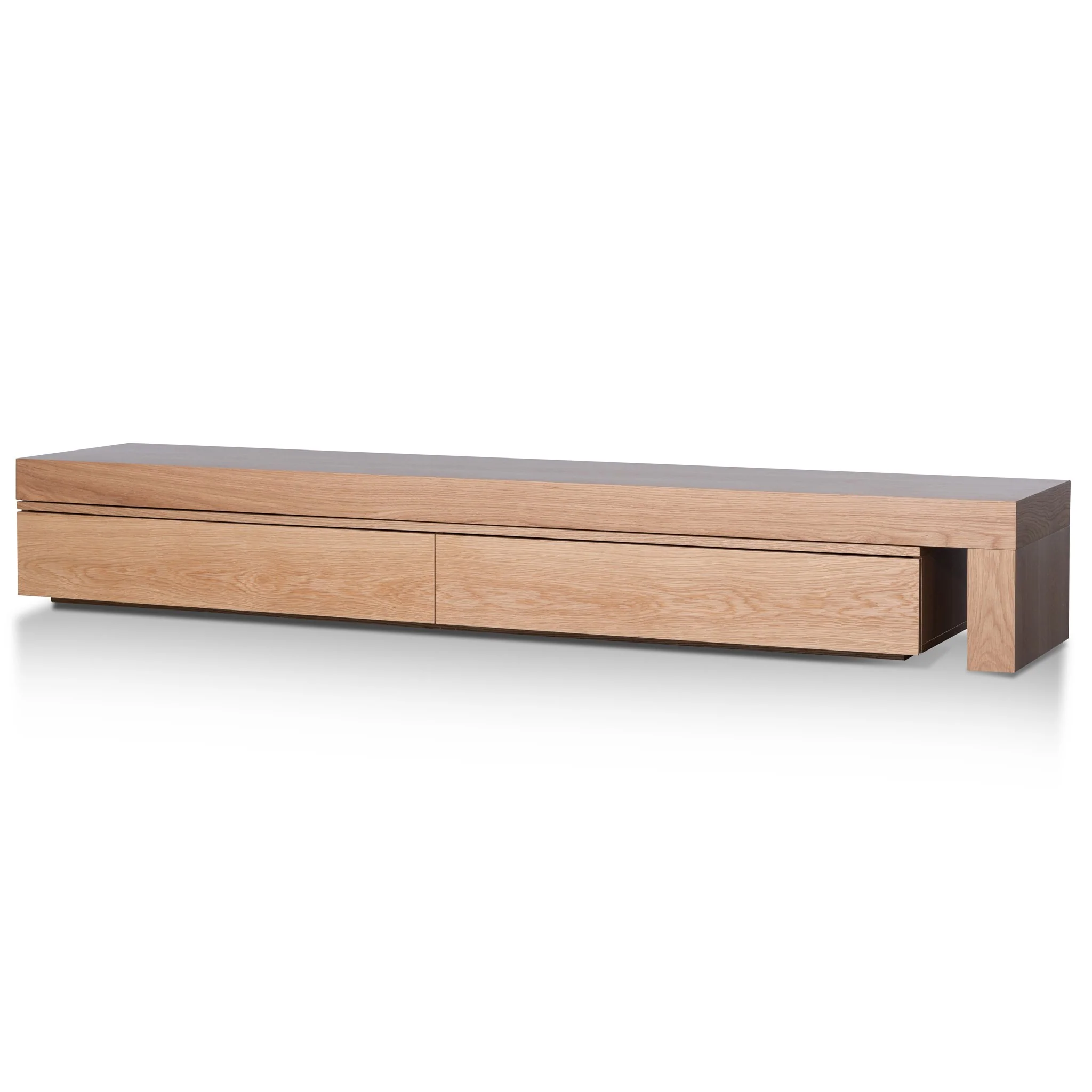 Katherine Extendable Entertainment TV Unit - Natural Oak - Image 4