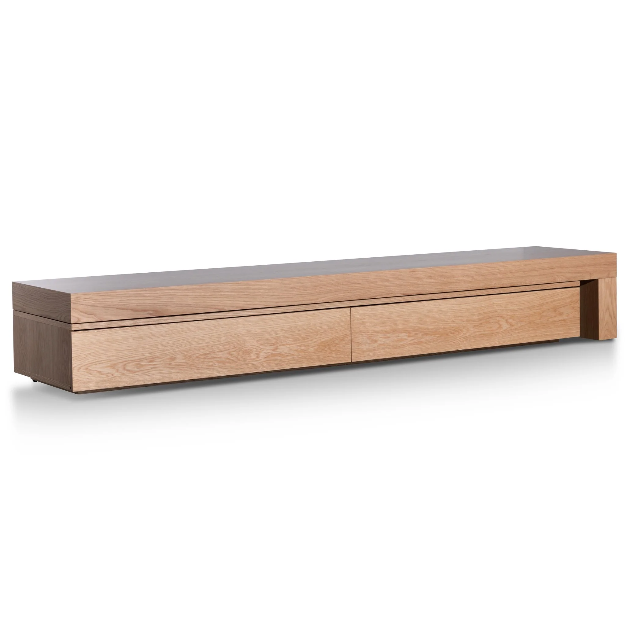 Katherine Extendable Entertainment TV Unit - Natural Oak - Image 6