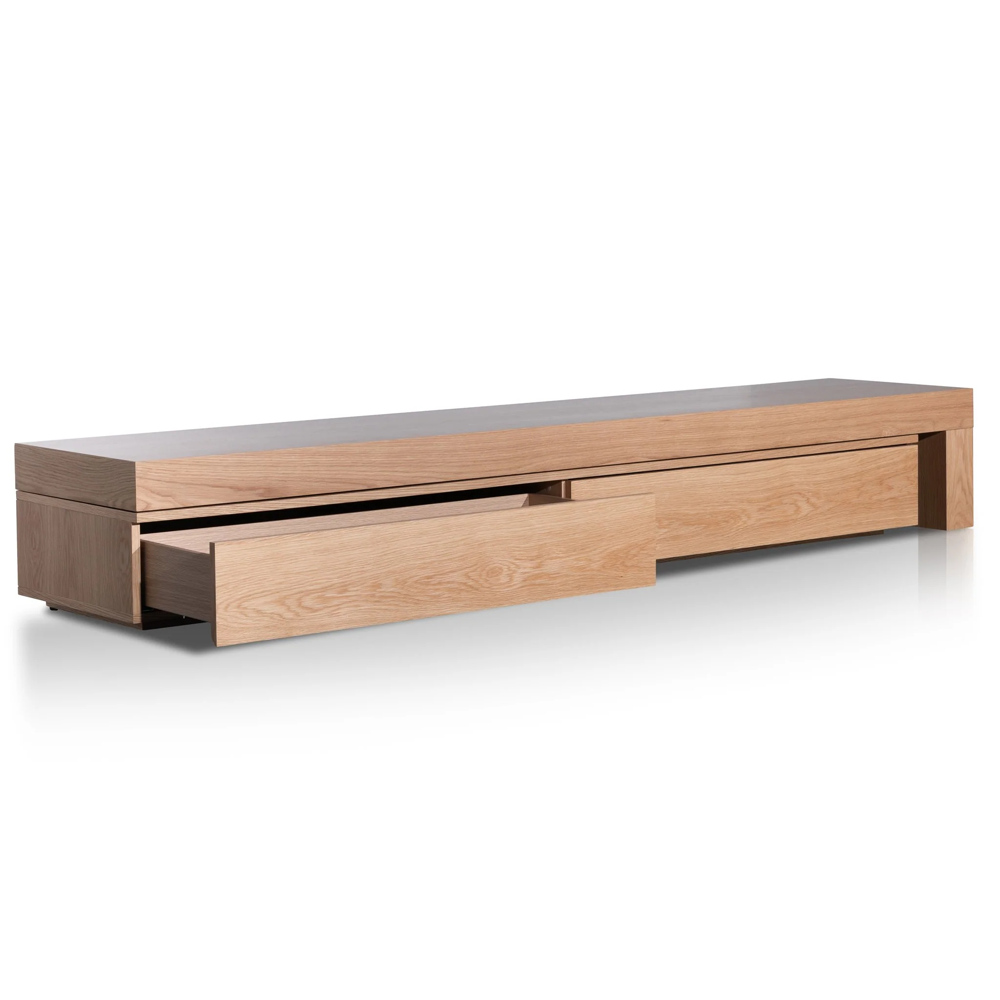 Katherine Extendable Entertainment TV Unit - Natural Oak - Image 7