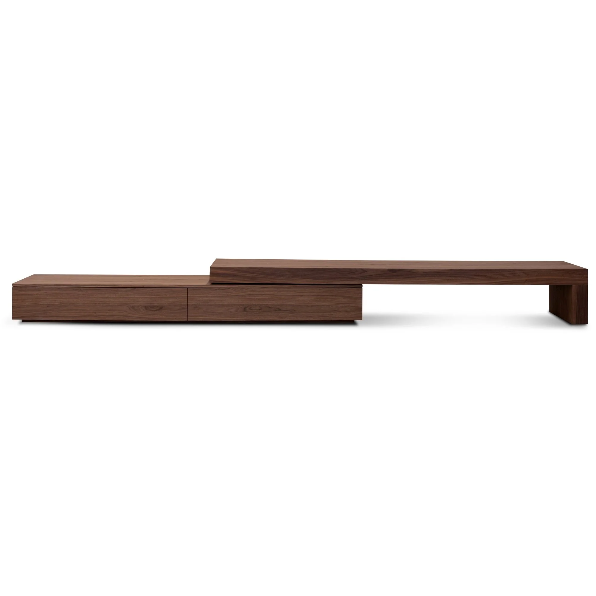 Katherine Extendable TV Entertainment Unit - Walnut Oak - Image 4