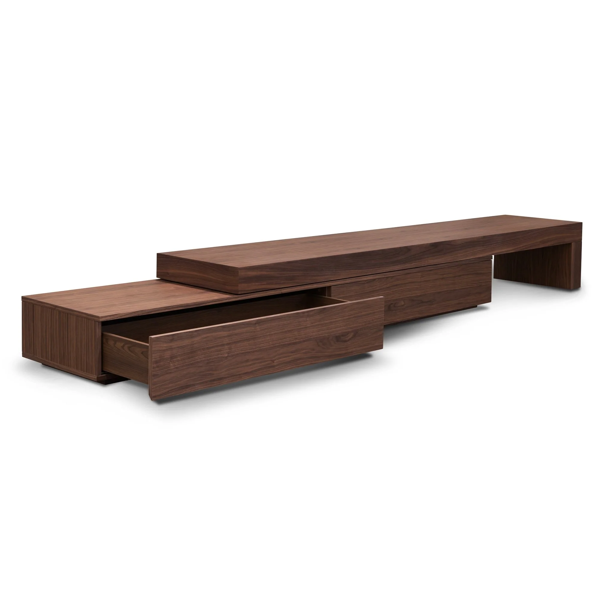 Katherine Extendable TV Entertainment Unit - Walnut Oak - Image 5