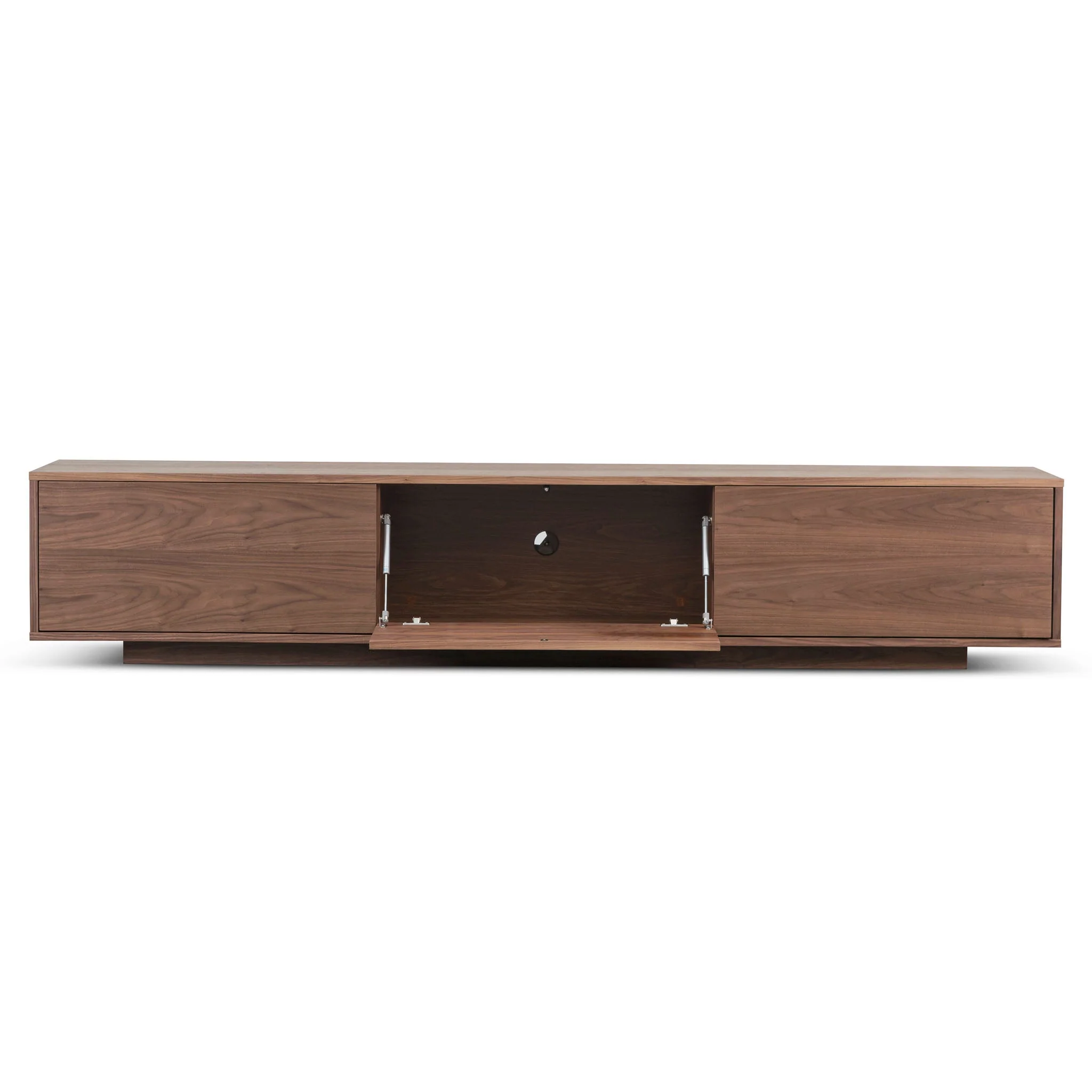 Letty 2.3m Wooden TV Entertainment Unit - Walnut - Image 3