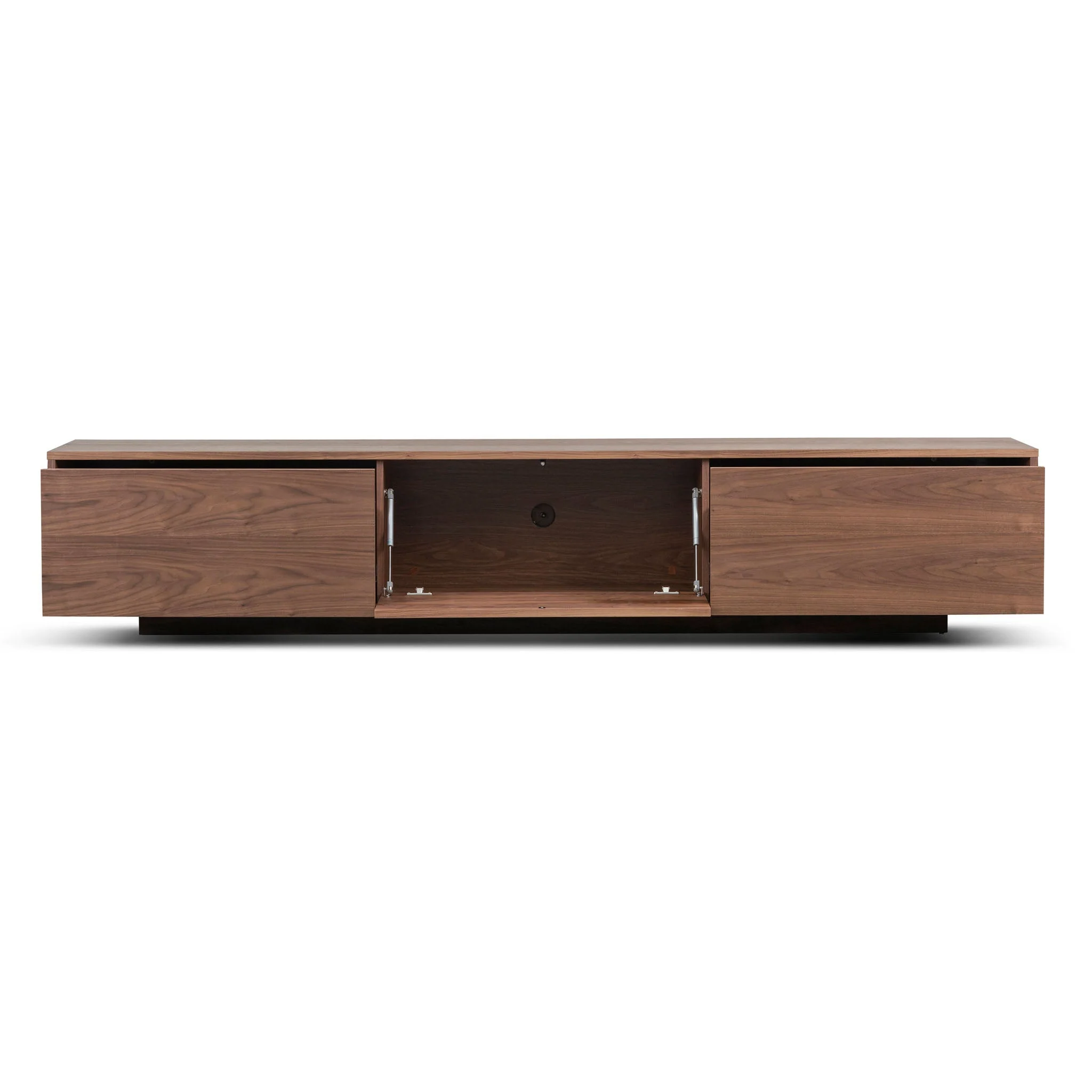 Letty 2.3m Wooden TV Entertainment Unit - Walnut - Image 4
