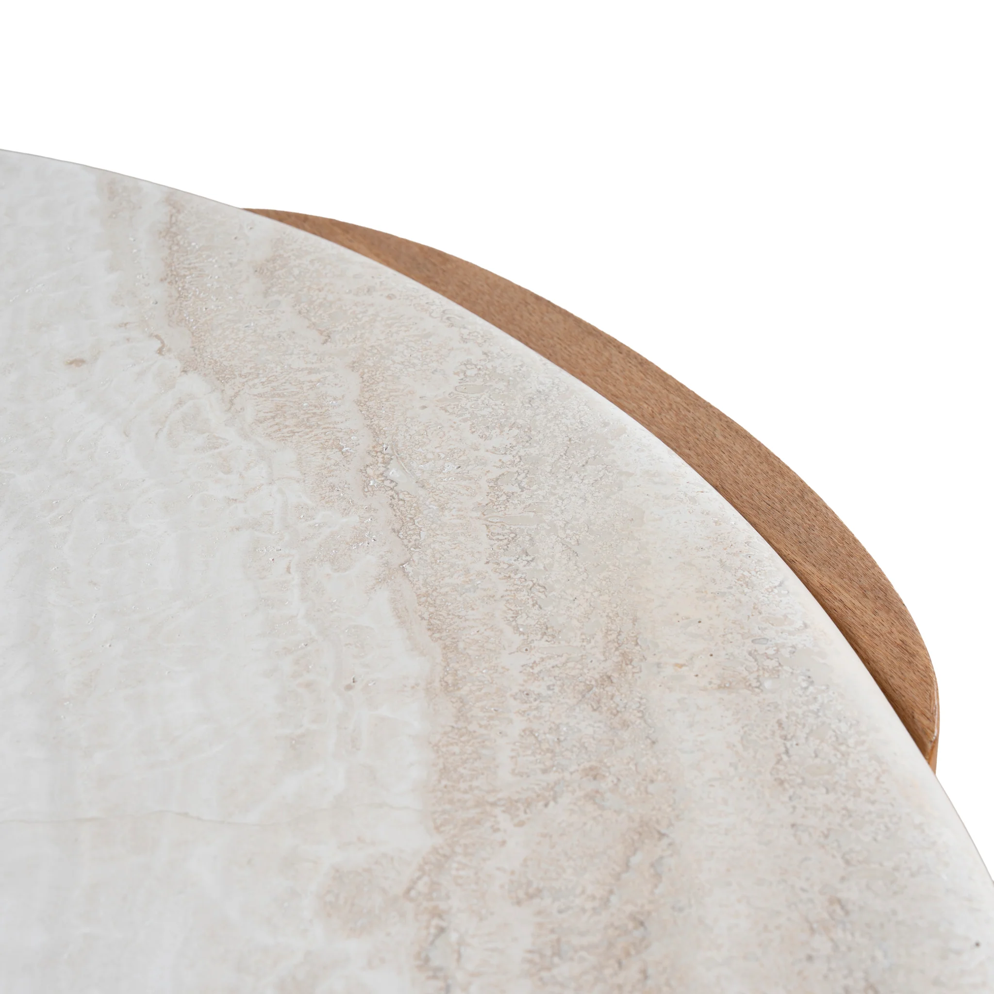 Marbela Nested Travertine Coffee Table - Natural - Image 21