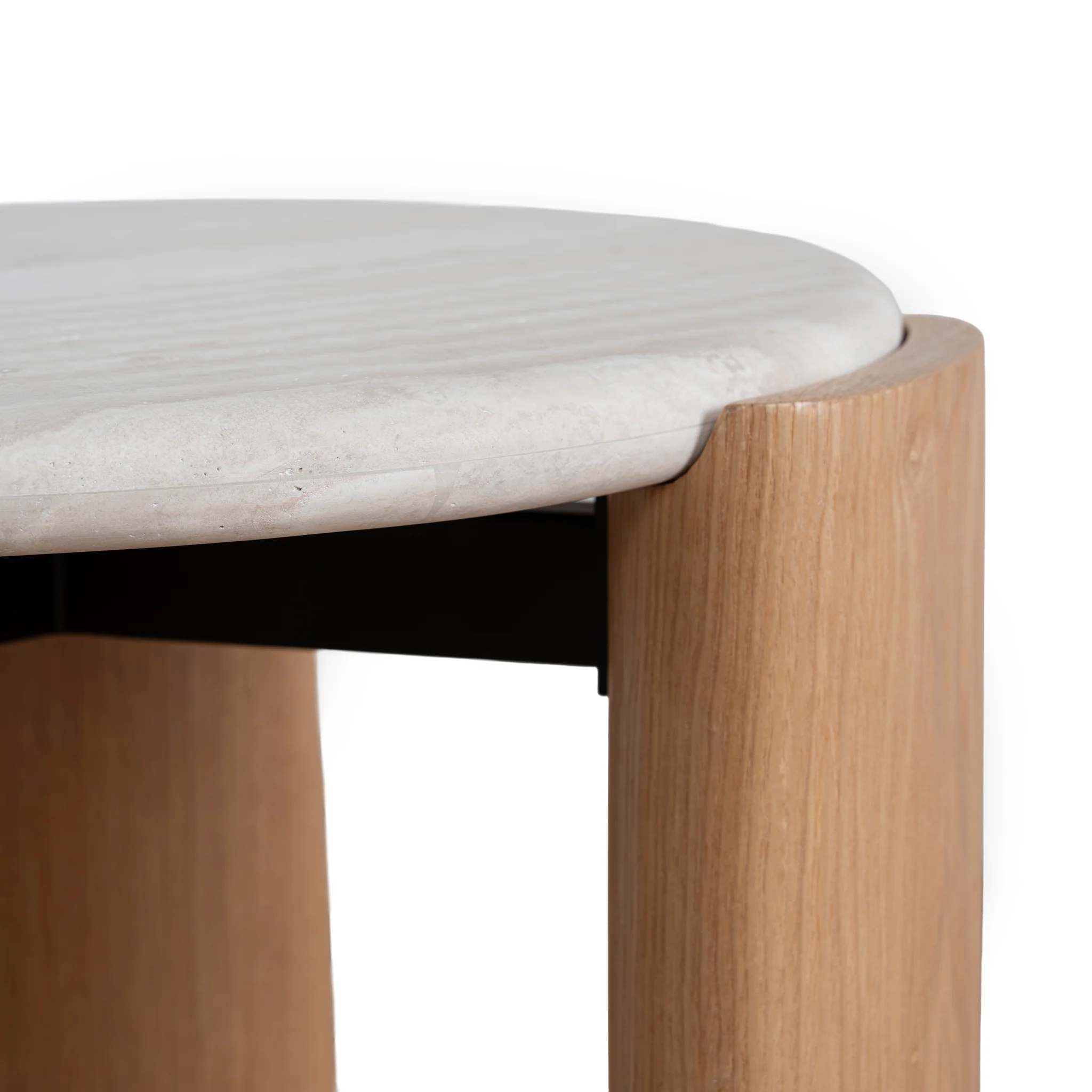 Marbela Nested Travertine Coffee Table - Natural - Image 22