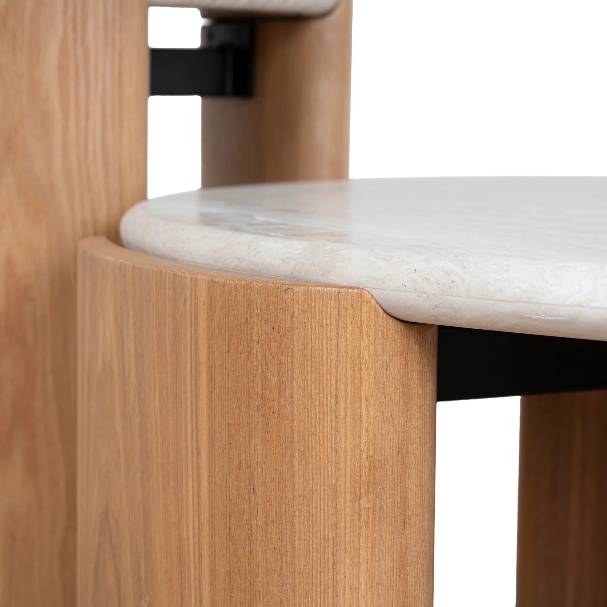 Marbela Nested Travertine Coffee Table - Natural - Image 4