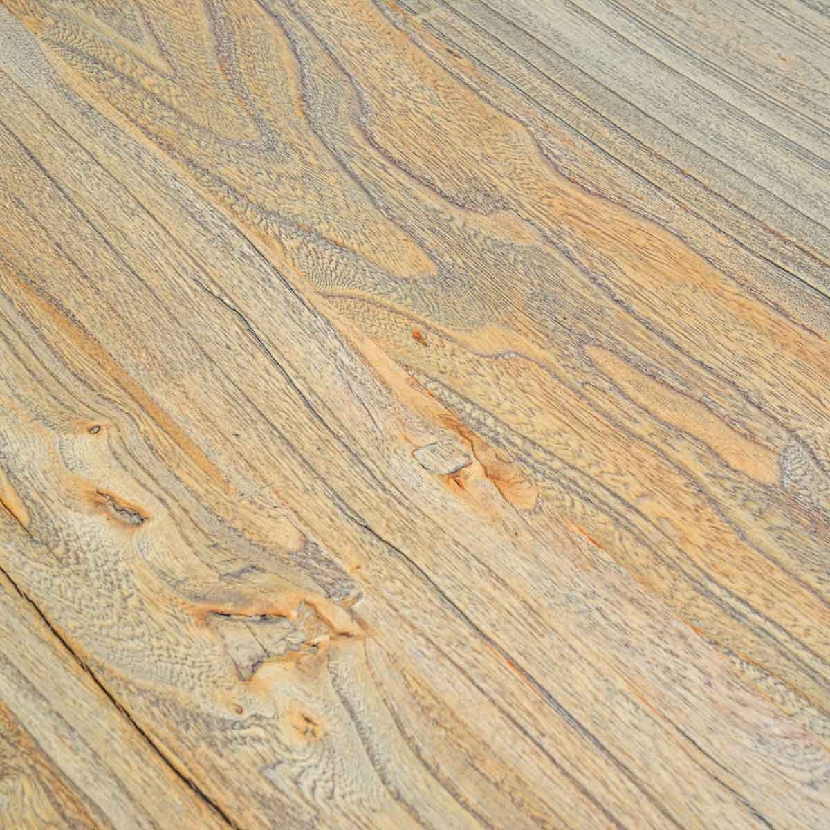 Marcus Reclaimed Elm Wood Dining Table 2M - Natural - Image 8