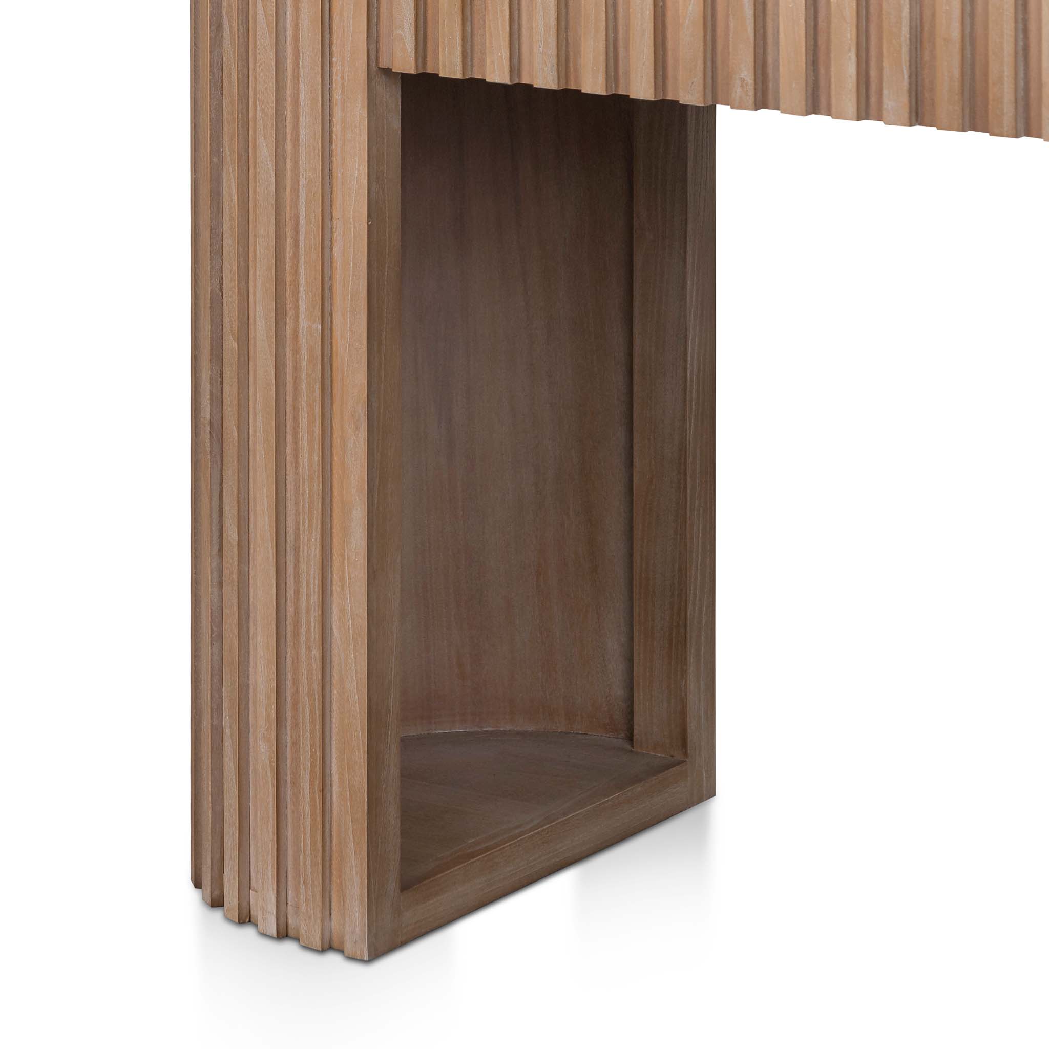 Mcmahon 1.6m White Marble Console Table - Natural - Image 5