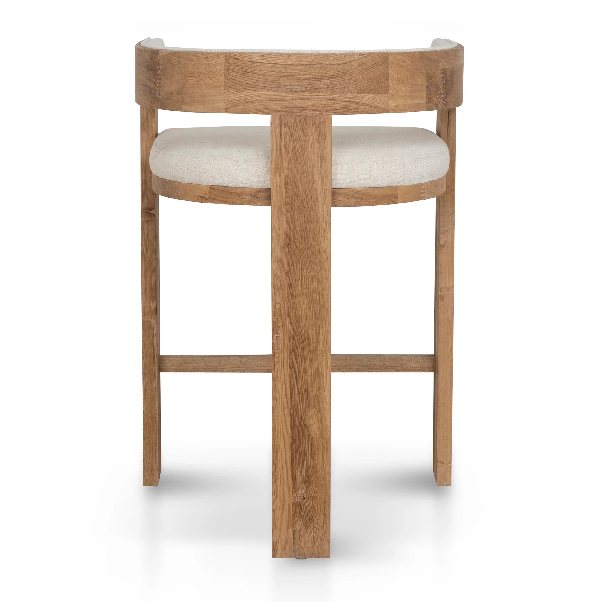 Miles Natural Barstool - Dawn Beige - Image 5