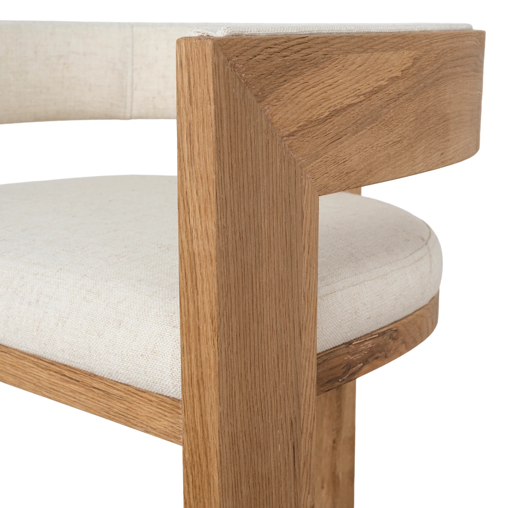 Miles Natural Barstool - Dawn Beige - Image 7