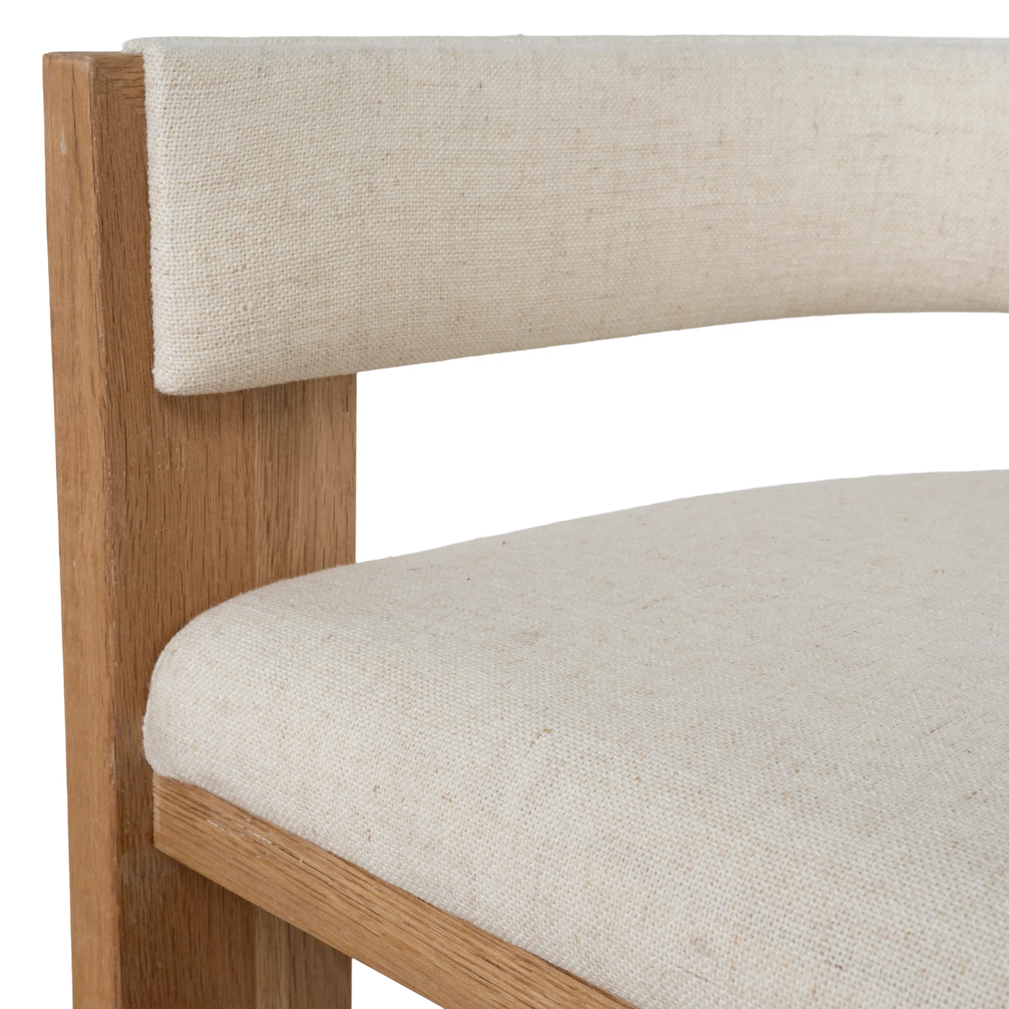 Miles Natural Barstool - Dawn Beige - Image 8