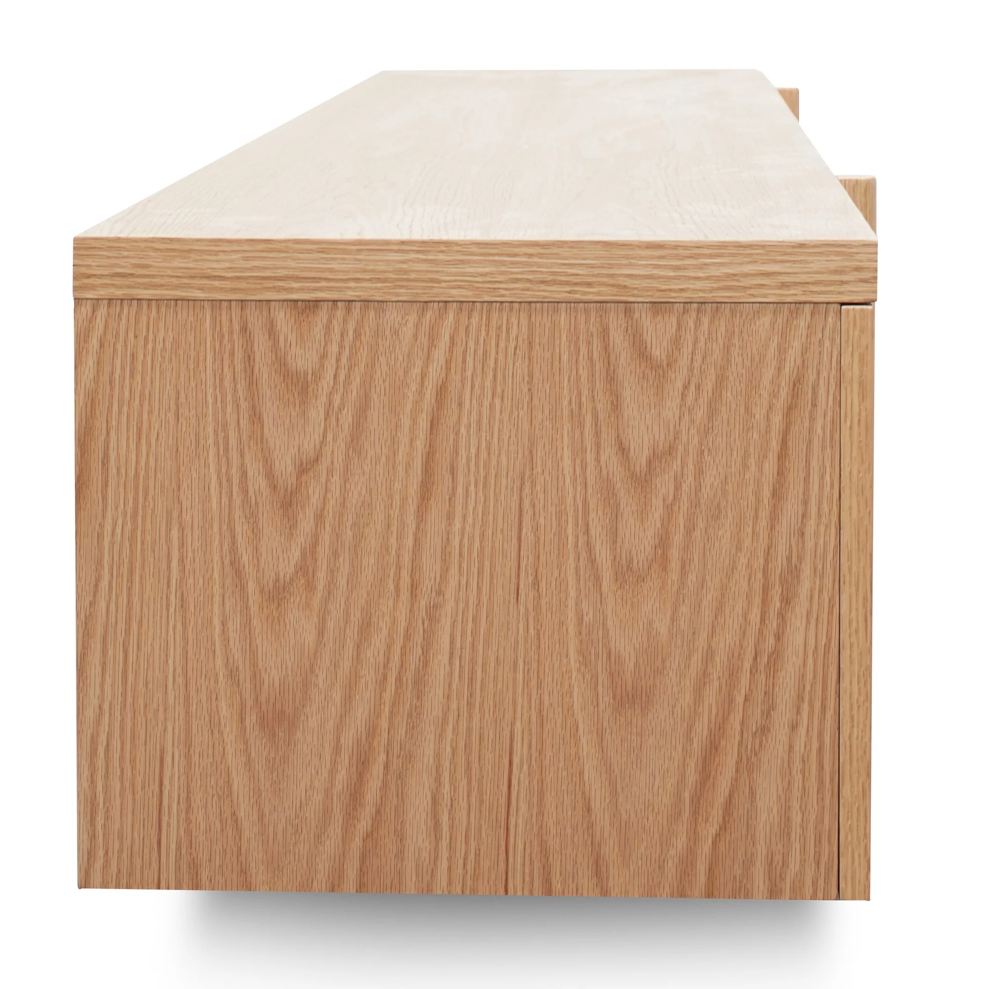 New York Lowline 2.1m Wooden TV Entertainment Unit - Full Natural - Image 8