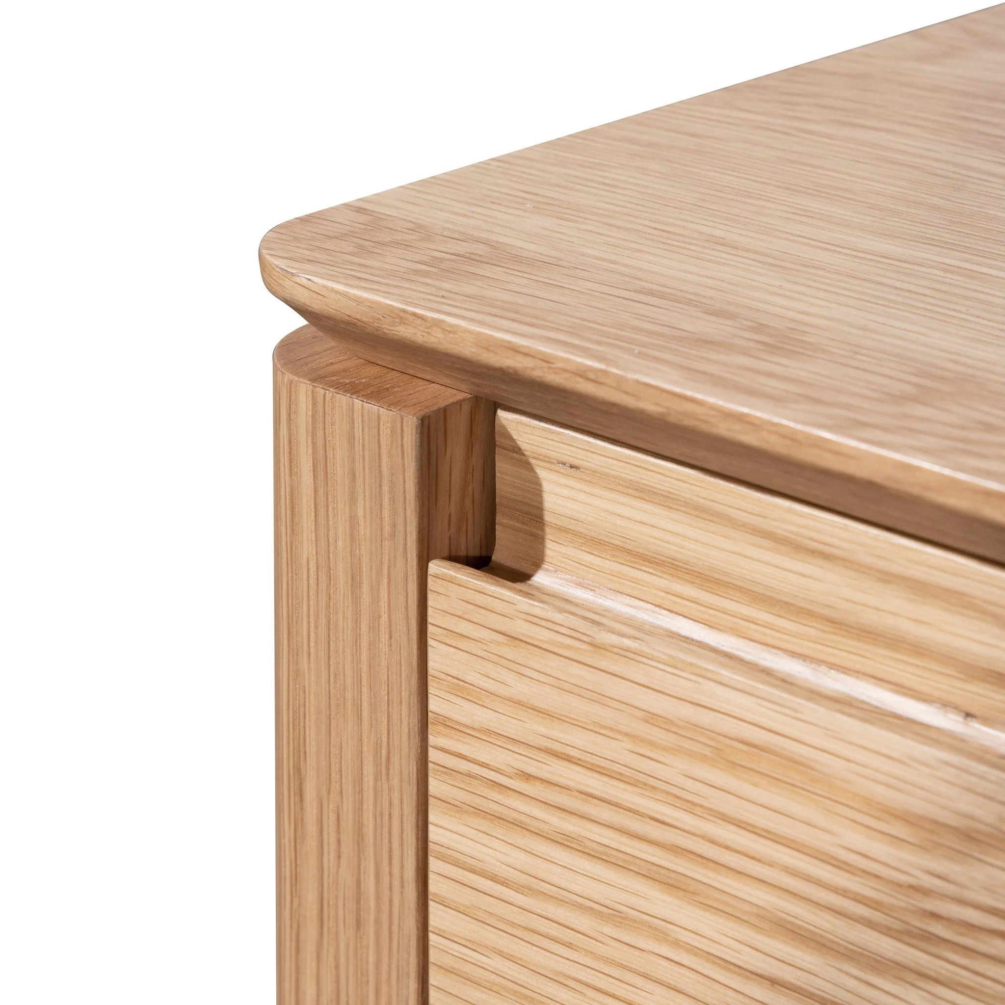 Norris 2m Entertainment TV Unit with Middle Drawer - Natural Oak - Image 9