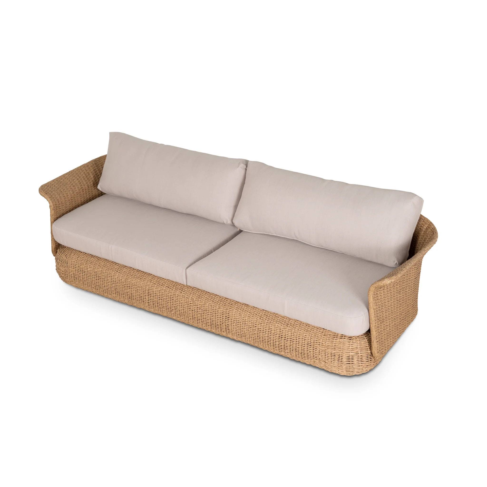 Palisade Outdoor 3 Seater Sofa - Natural Taupe - Image 3