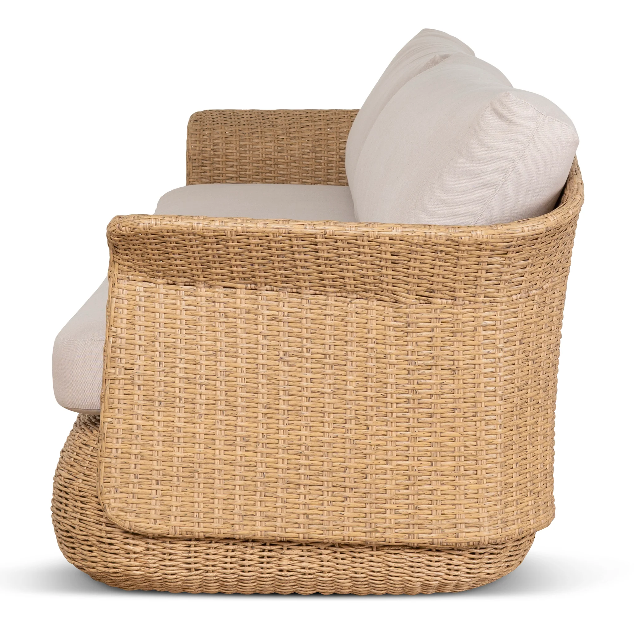 Palisade Outdoor 3 Seater Sofa - Natural Taupe - Image 5