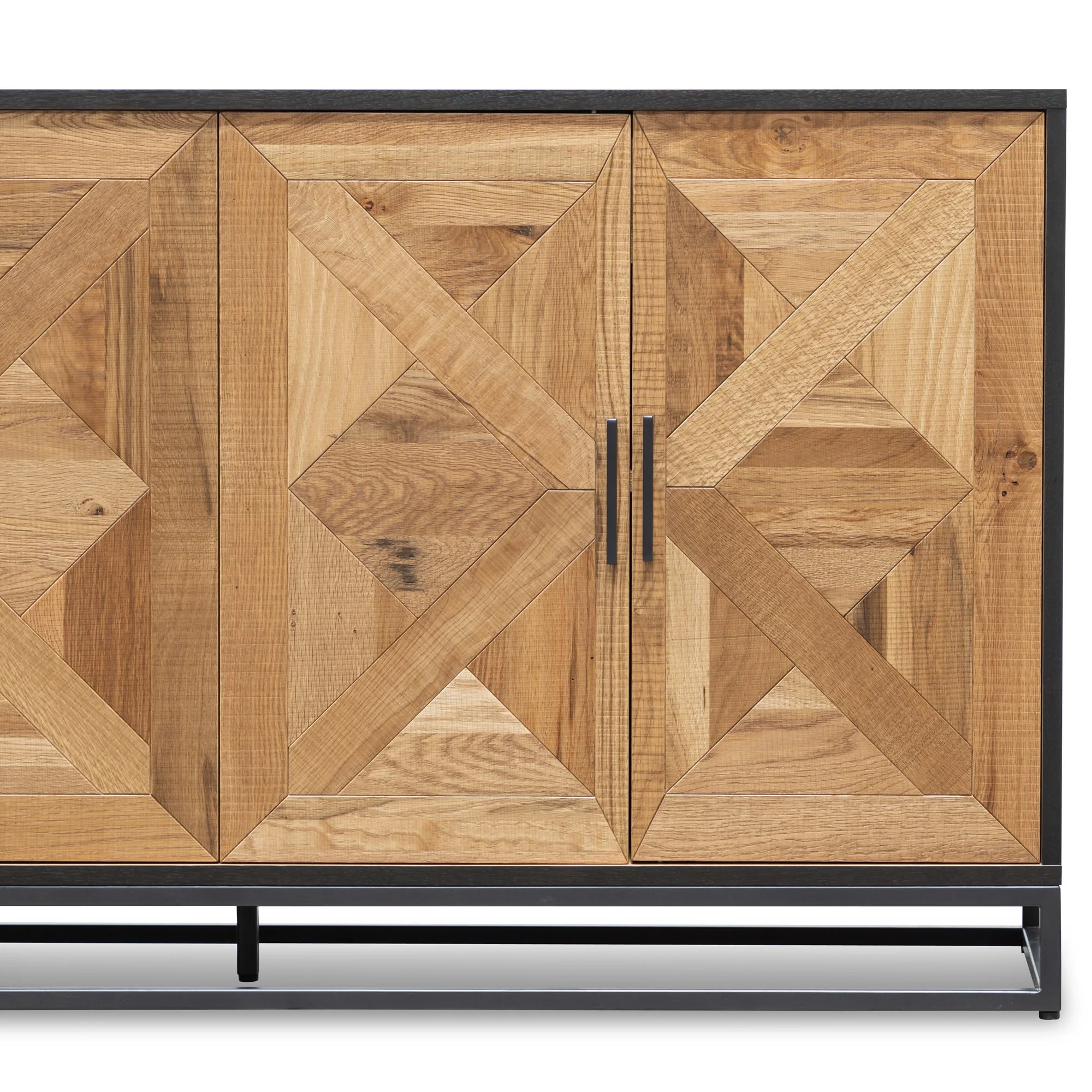 Percy 160cm Wide Sideboard - European Knotty Oak and Peppercorn - Image 10