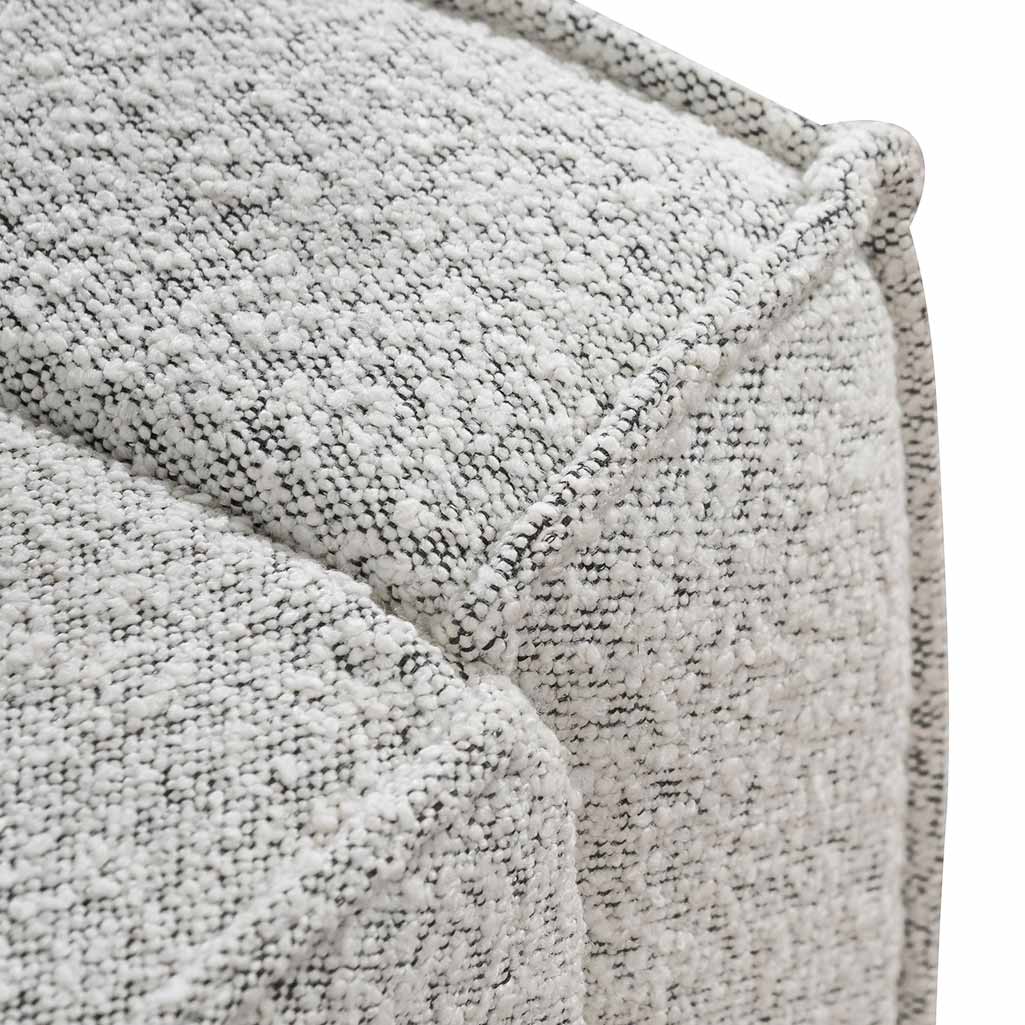 Castillo Queen Bed Frame - Cloudy Pepper Boucle - Image 14