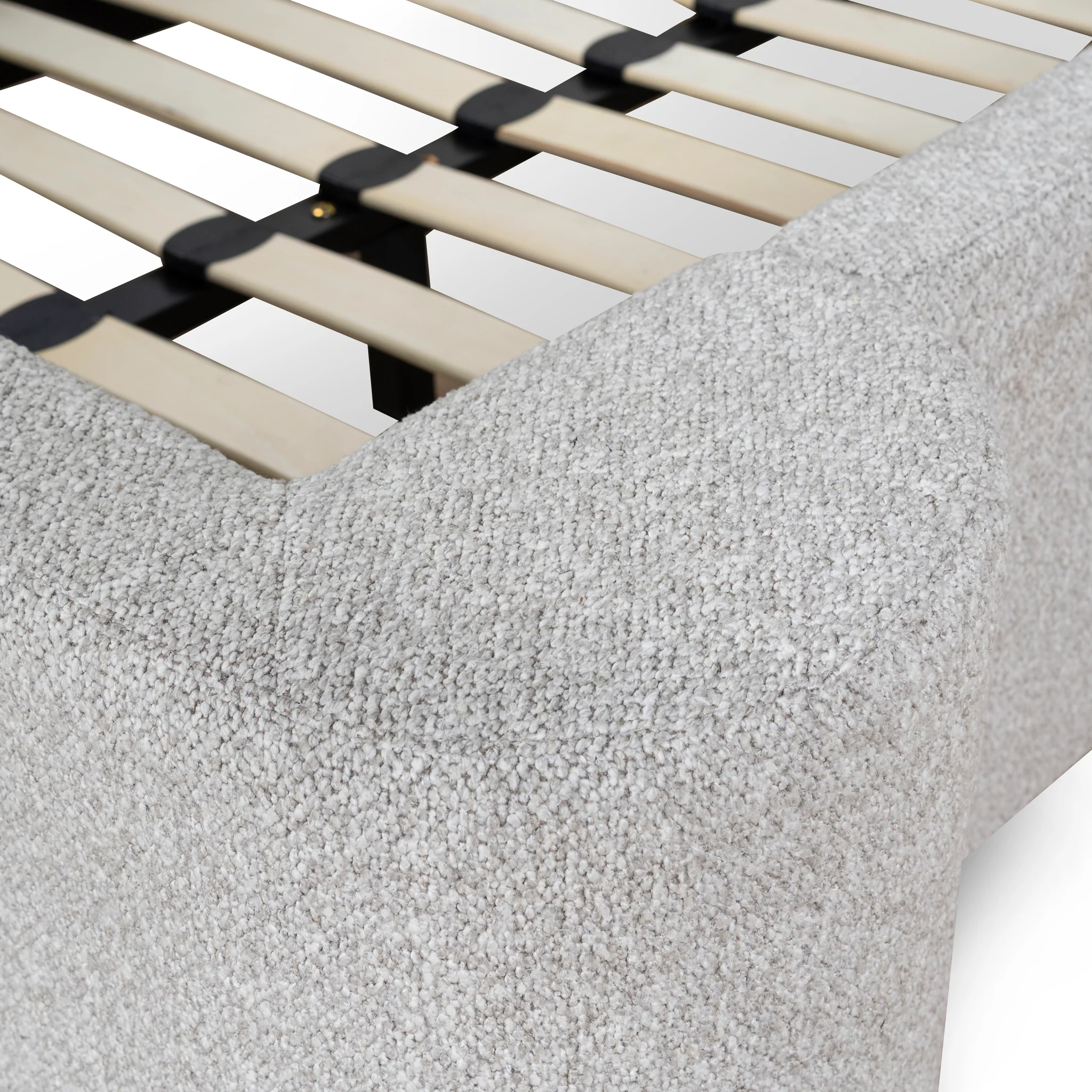 Reko Single Bed Frame - Clay Grey - Image 10