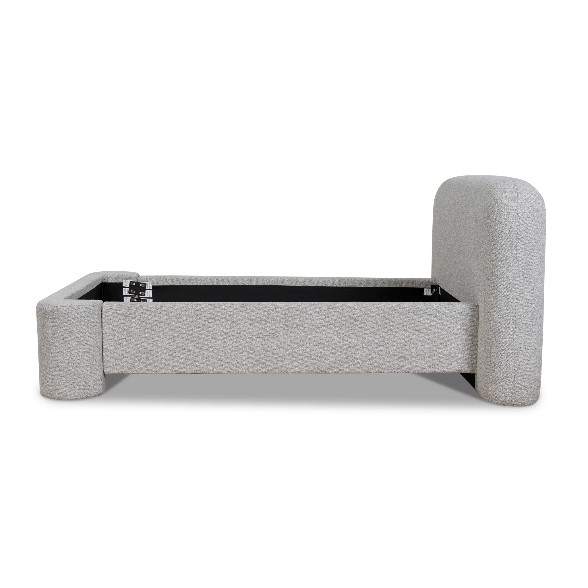 Reko Single Bed Frame - Clay Grey - Image 4