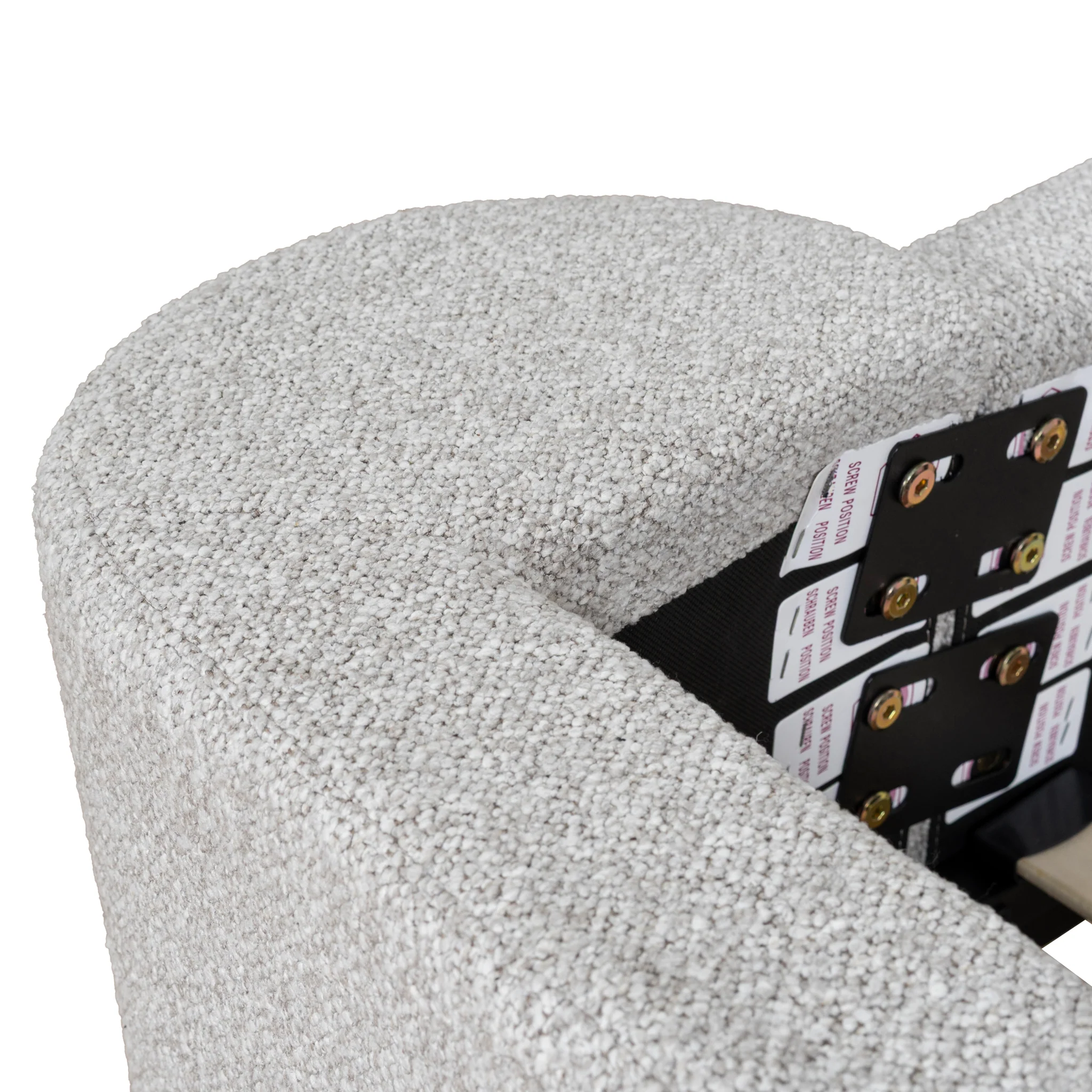 Reko Single Bed Frame - Clay Grey - Image 8