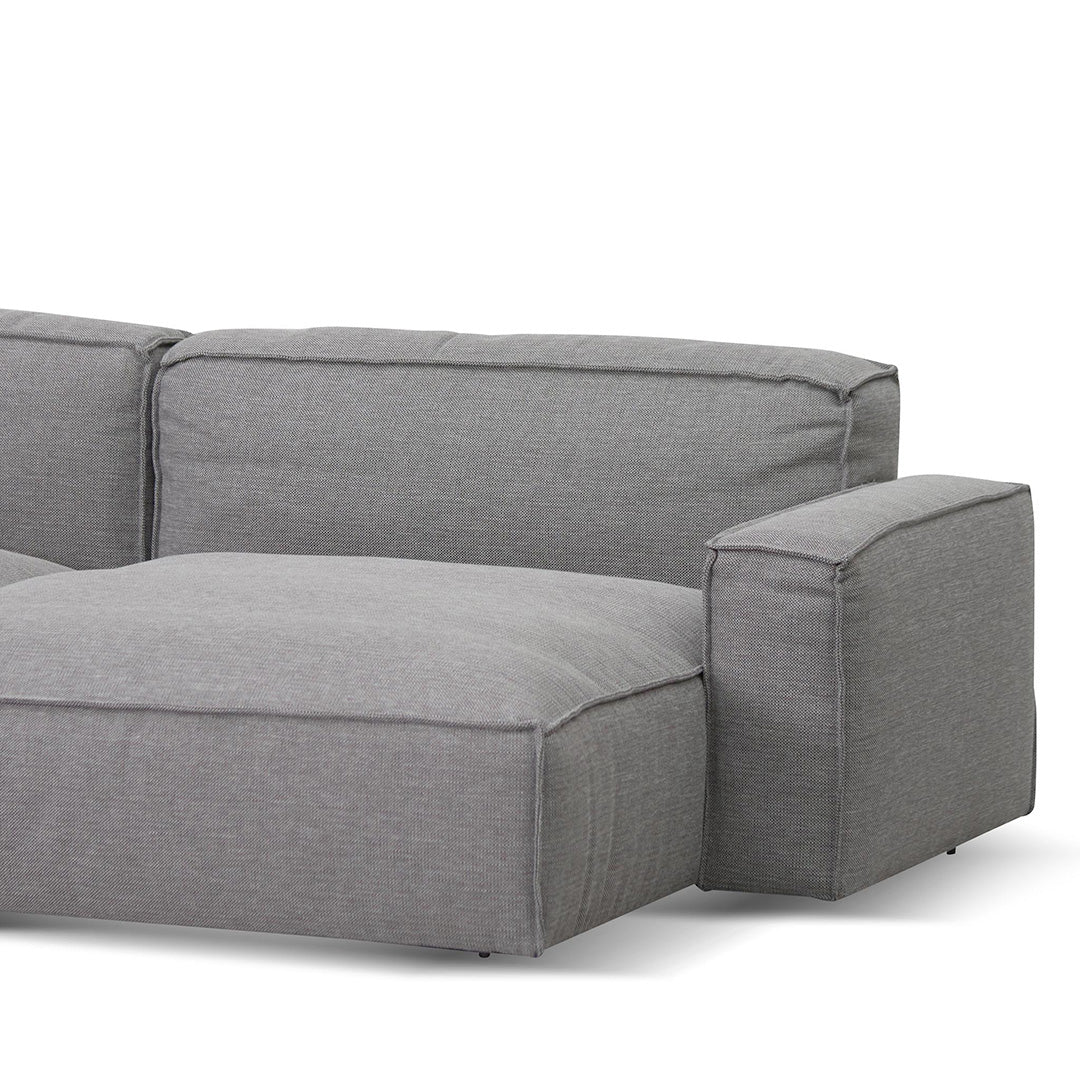Roshil Right Chaise Sofa - Graphite Grey - Image 5