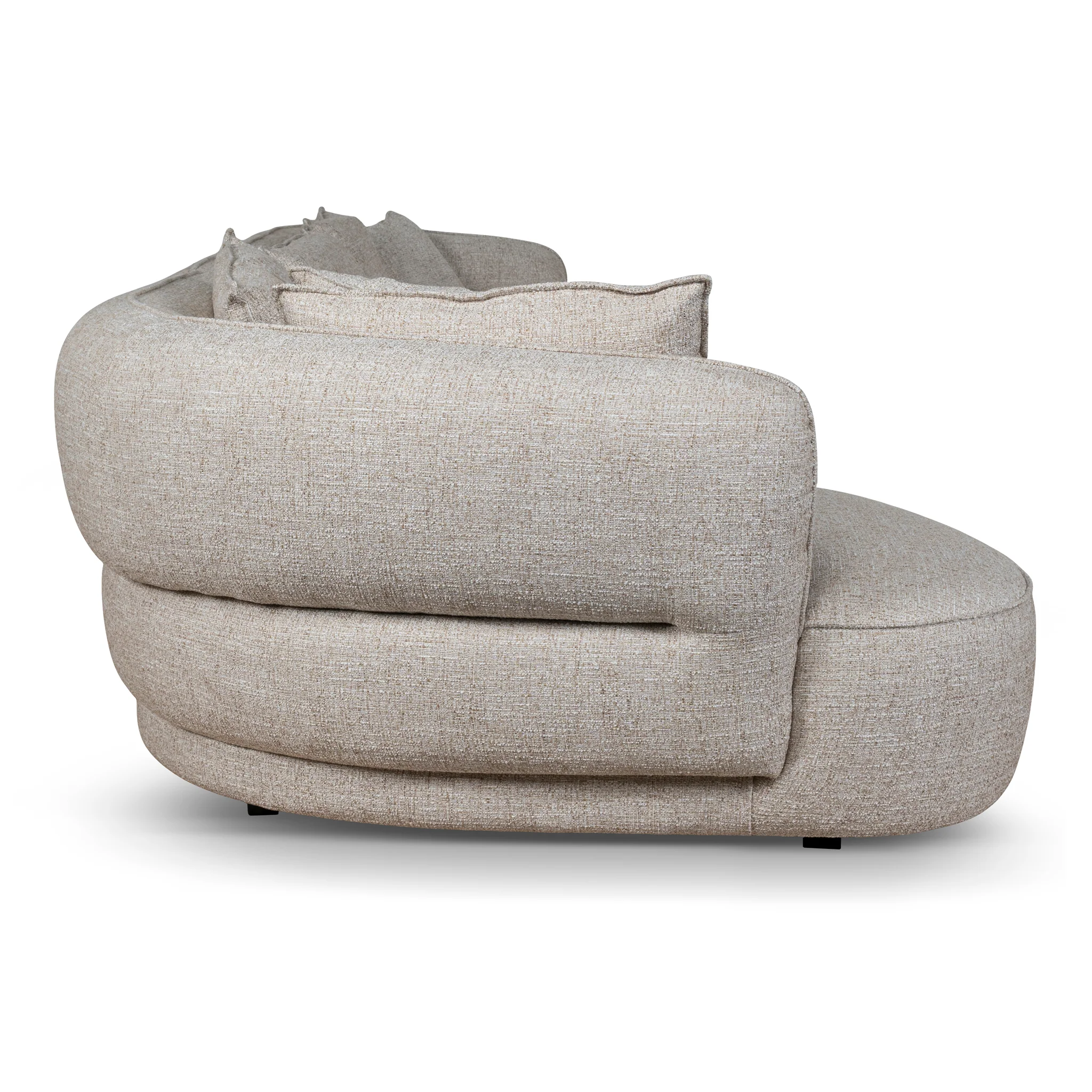 Rowe Left Chaise Sofa - Pale Beige - Image 10