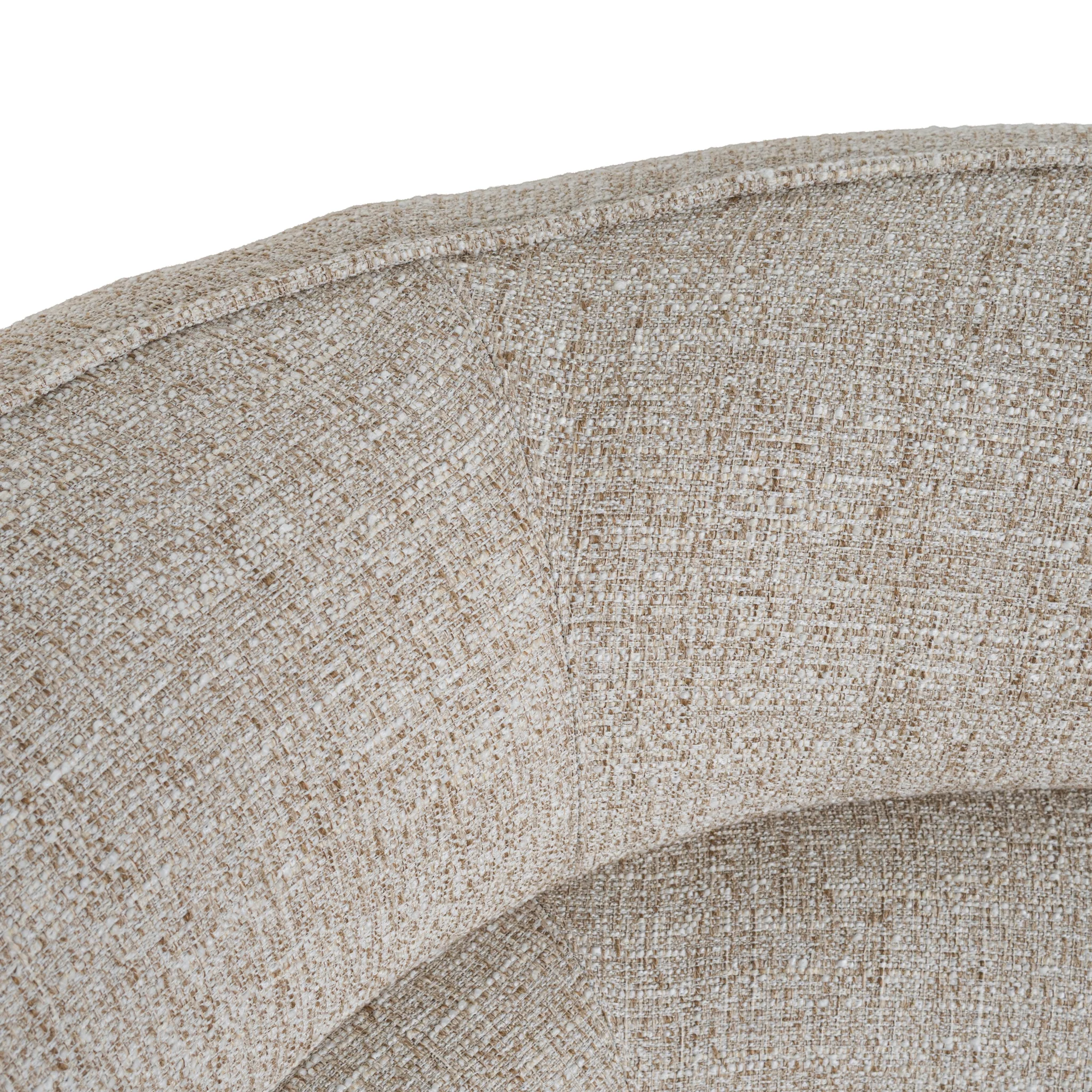 Rowe Left Chaise Sofa - Pale Beige - Image 14