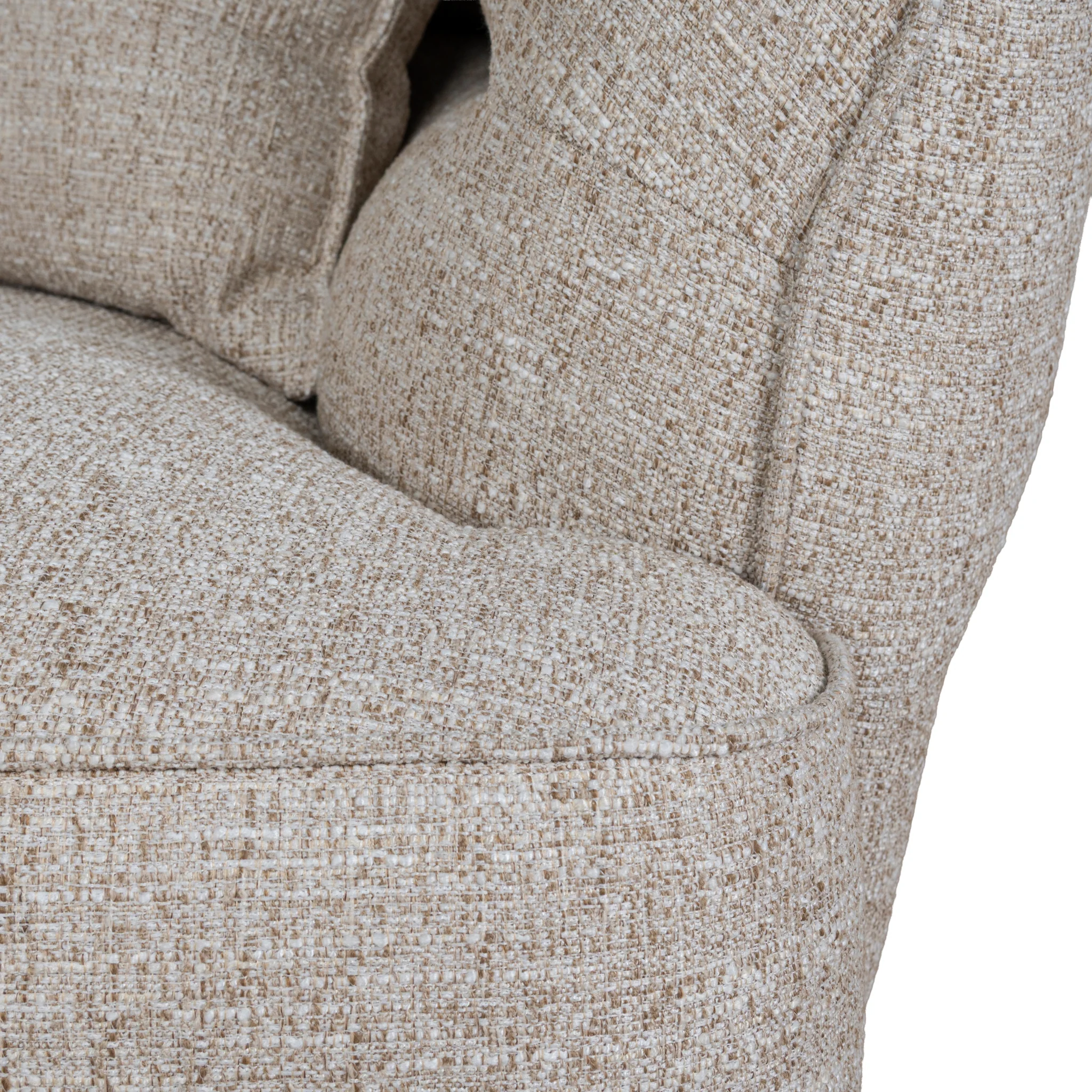 Rowe Left Chaise Sofa - Pale Beige - Image 16