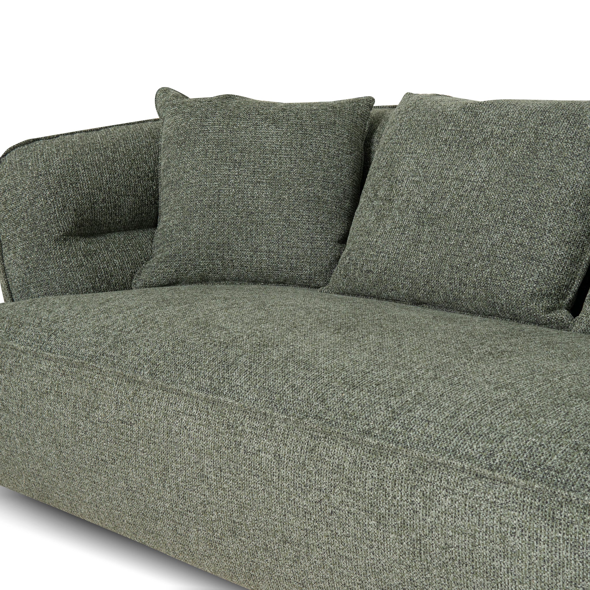 Rowe Right Chaise Sofa - Coral Dark Green - Image 8