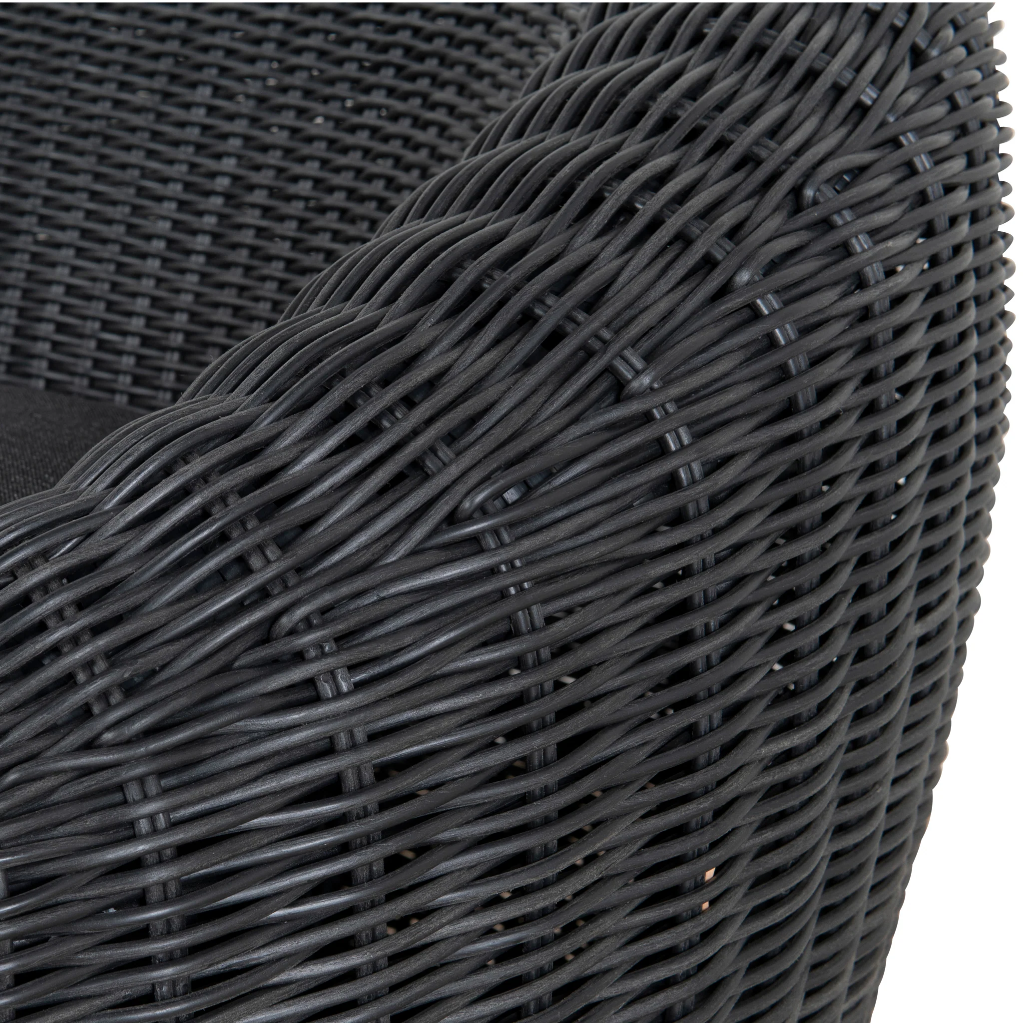 Sereno Outdoor Lounge Chair - Full Black - Image 12