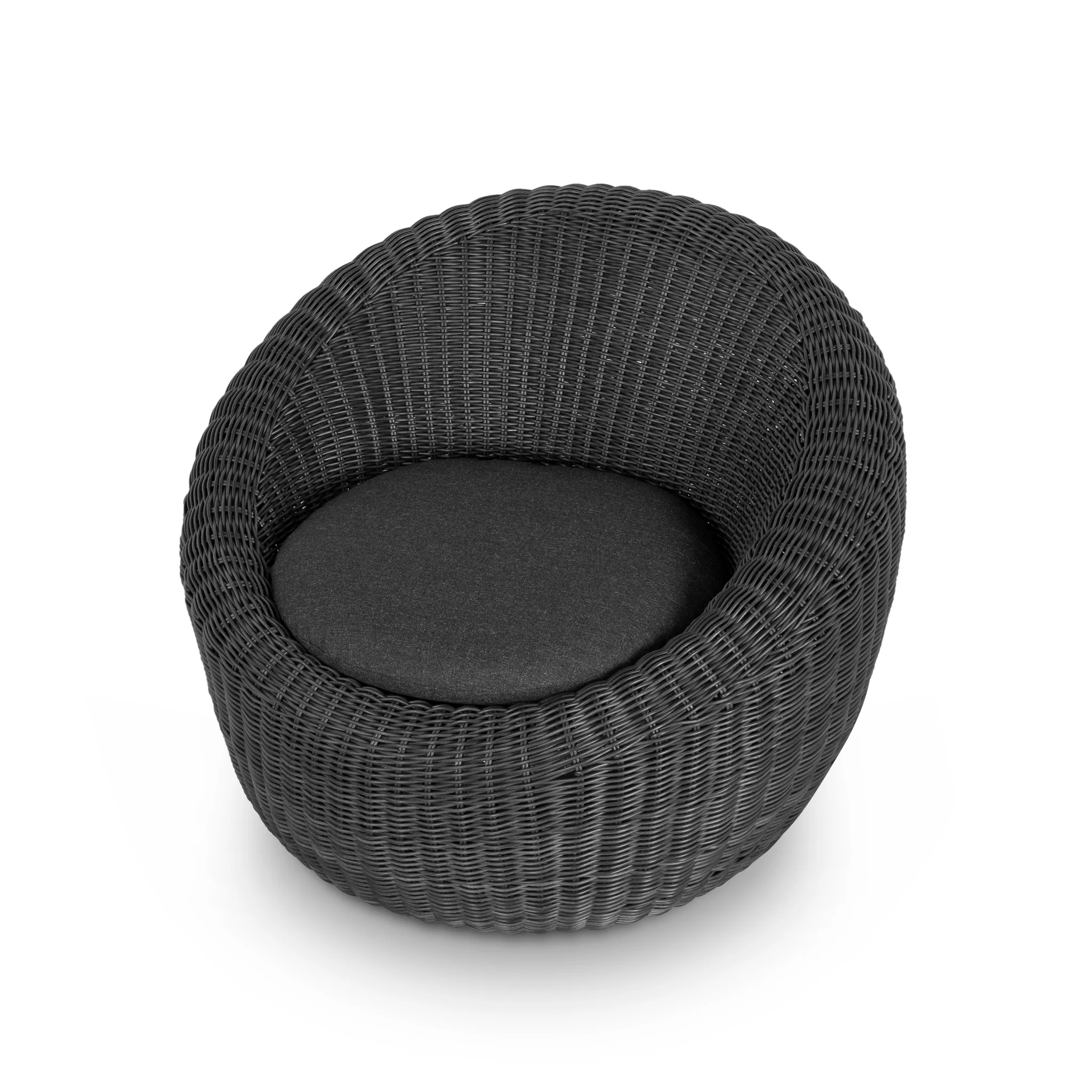 Sereno Outdoor Lounge Chair - Full Black - Image 6