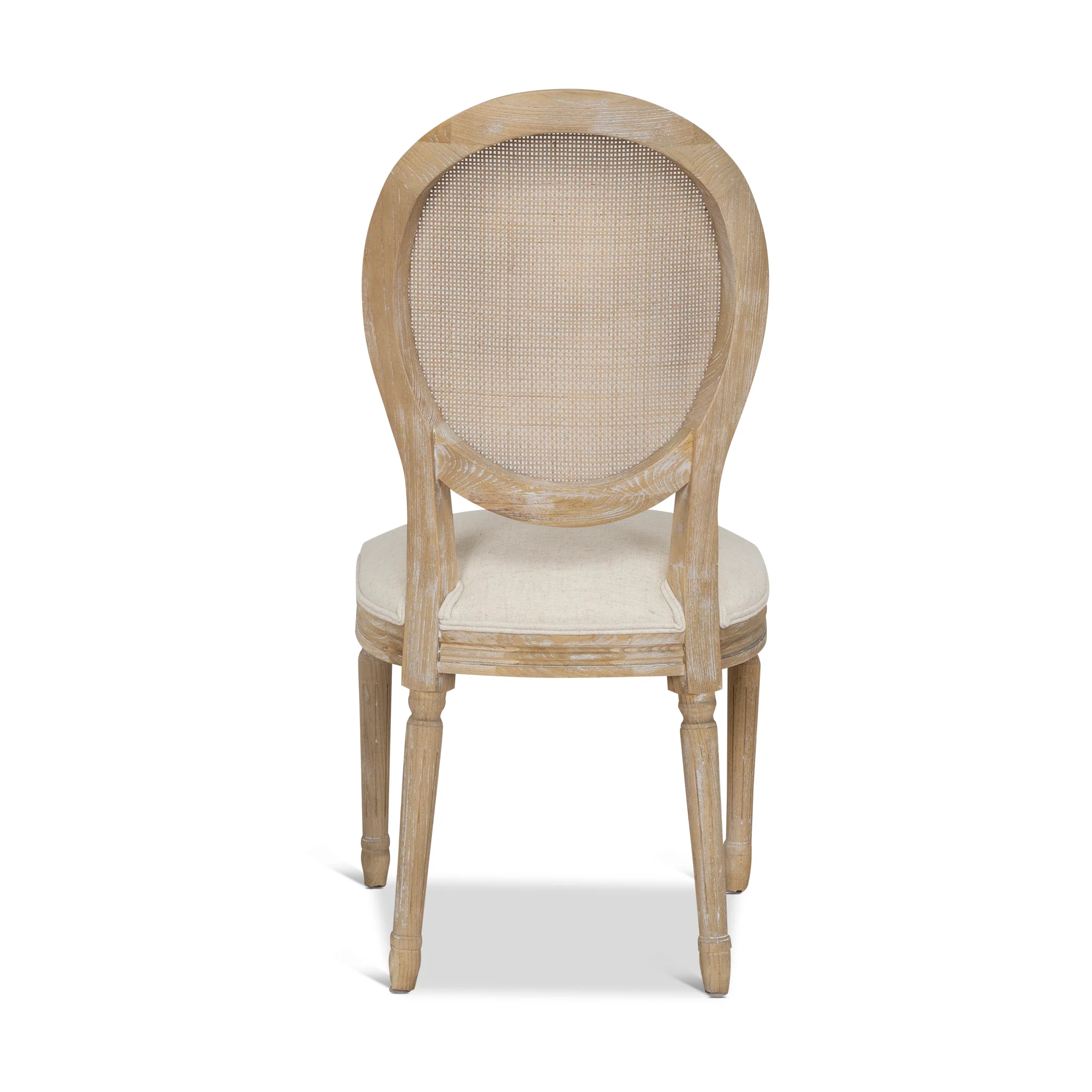 Set of 2 - Lenora ELM Dining Chair - Dawn Beige - Image 5
